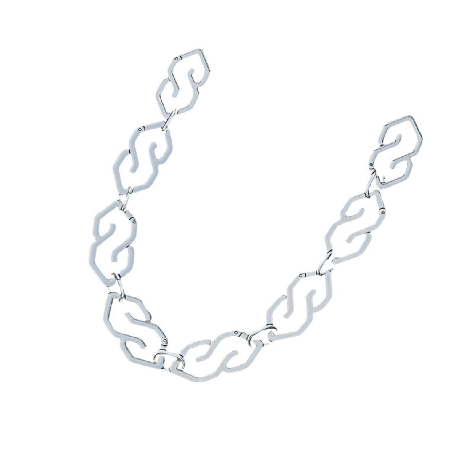 Jewelry Silver Cross & Link Metal Chains, Men's Accessory Chains Size ONE SIZE - 5 Thumbnail