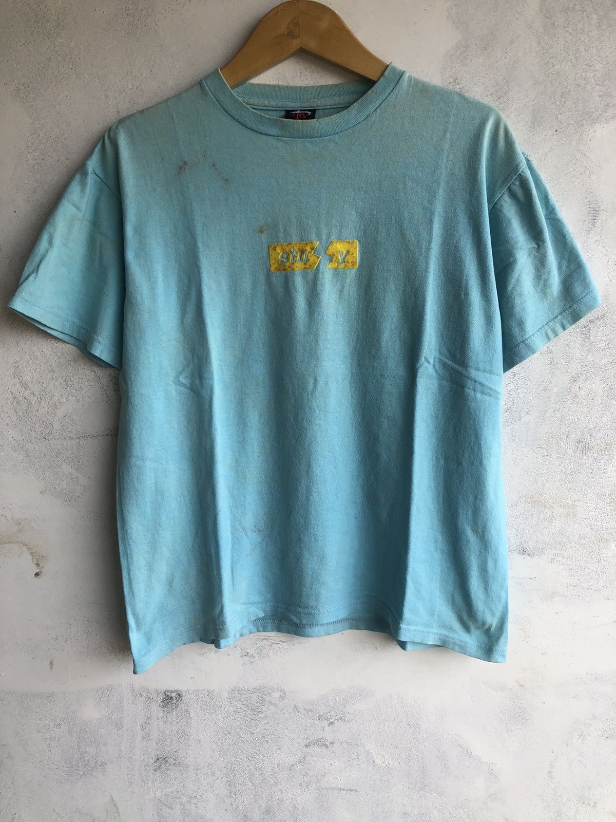 Stussy × Vintage 00s Stussy Logo Tshirt Tee Size US M / EU 48-50 / 2 - 1 Thumbnail