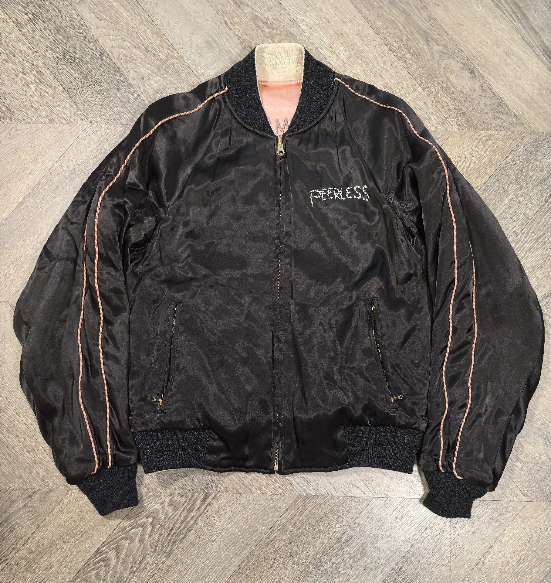 Visvim Visvim 17SS Douglas JKT 2-Tone Pink/Black Demon Embroidered Size US M / EU 48-50 / 2 - 3 Thumbnail