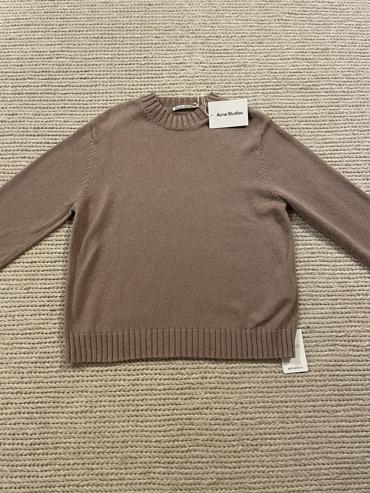 image of Acne Studios Knit Sweater in Brown, Men's (Size Medium)