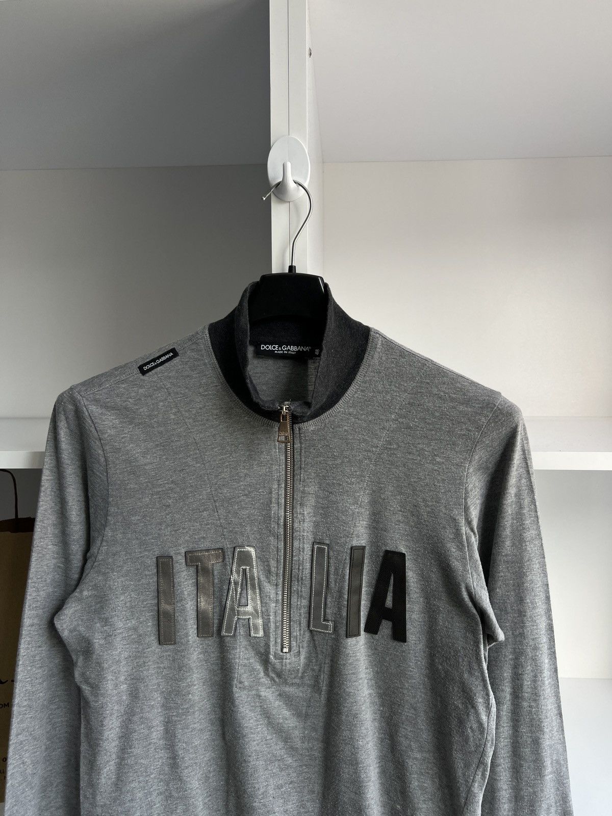 Dolce & Gabbana × Vintage Vintage Dolce Gabbana Luxury 1/4 zip sweatshirt Size US M / EU 48-50 / 2 - 7 Thumbnail