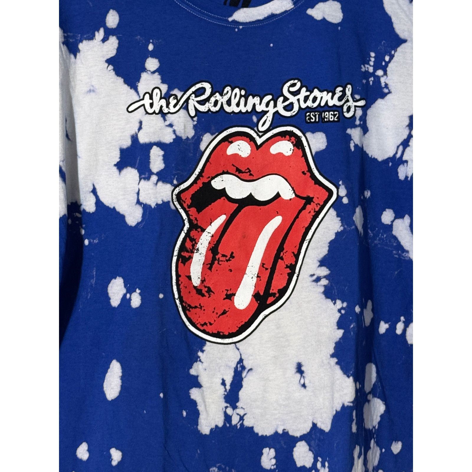 Other Rolling Stones Graphic Band T-Shirt Blue White Size Large Size L / US 10 / IT 46 - 2 Thumbnail