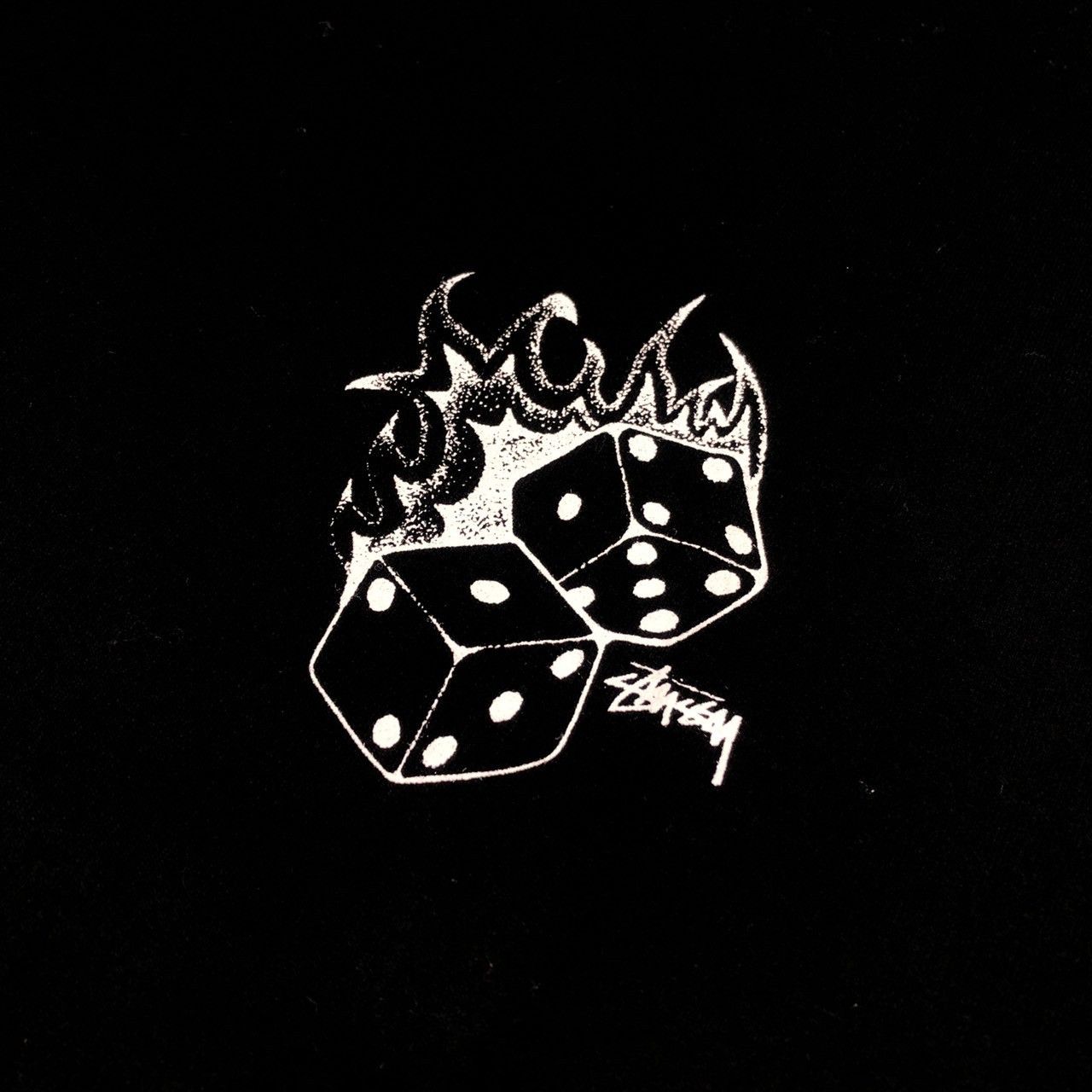 Stussy × Vintage Stussy Fire Dice Tee Size US XL / EU 56 / 4 - 4 Thumbnail