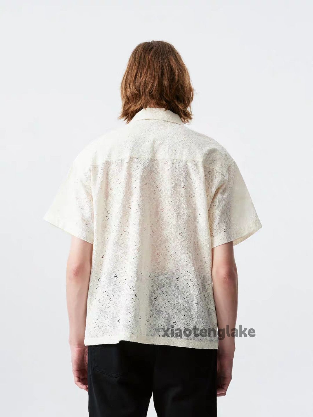 Designer Unisex utility punk hiphop Hawaiian aloha hollow shirt Size US S / EU 44-46 / 1 - 2 Thumbnail
