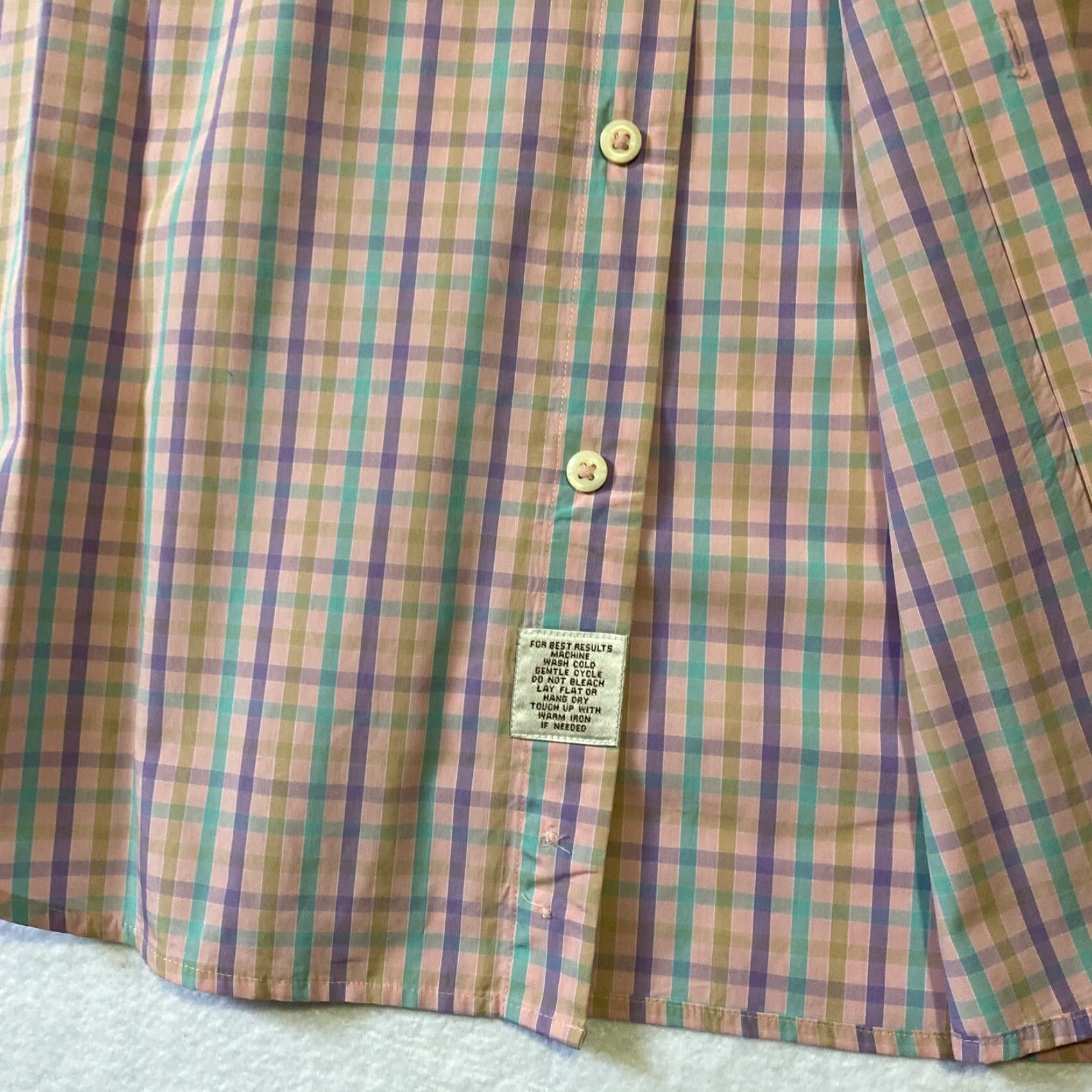 Peter Millar Peter Millar Button-Down Dress Shirt Men L Multicolor Long Sleeve Non-Iron Pockets 26-22 Size US L / EU 52-54 / 3 - 6 Thumbnail