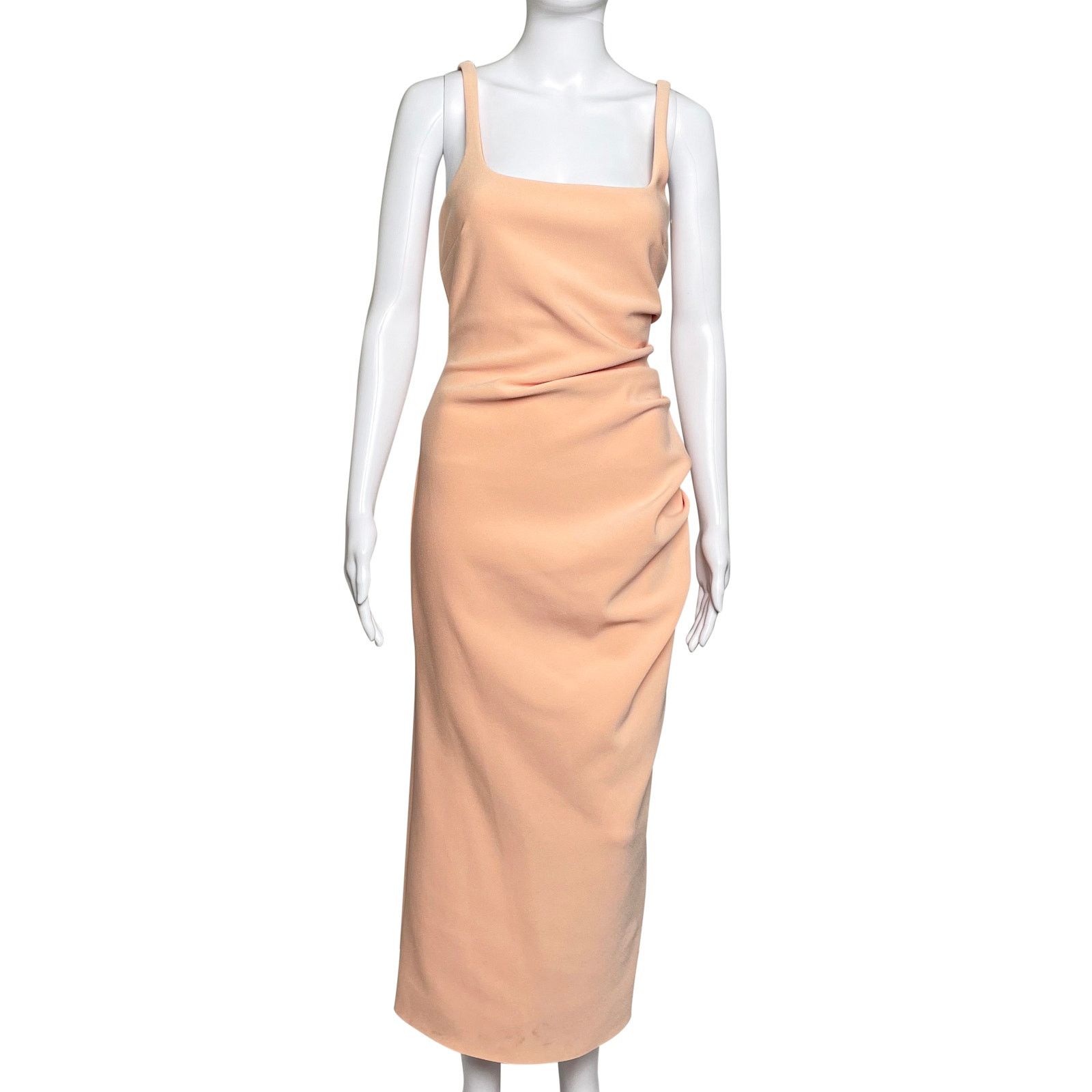 BEC + BRIDGE Peach Karina Tuck Midi Dress | Grailed