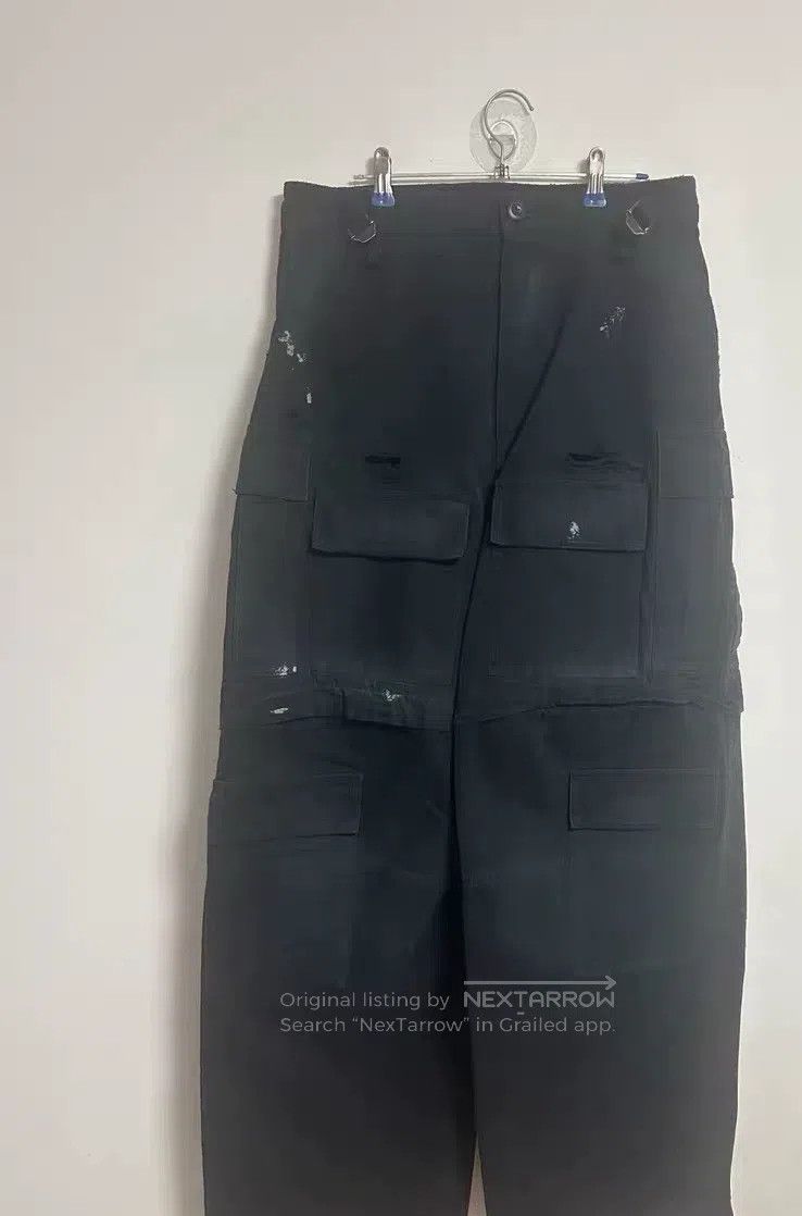 Balenciaga Balenciaga size XS Black Faded Splatter Destroyed Multi-Po Size US 27 - 1 Thumbnail