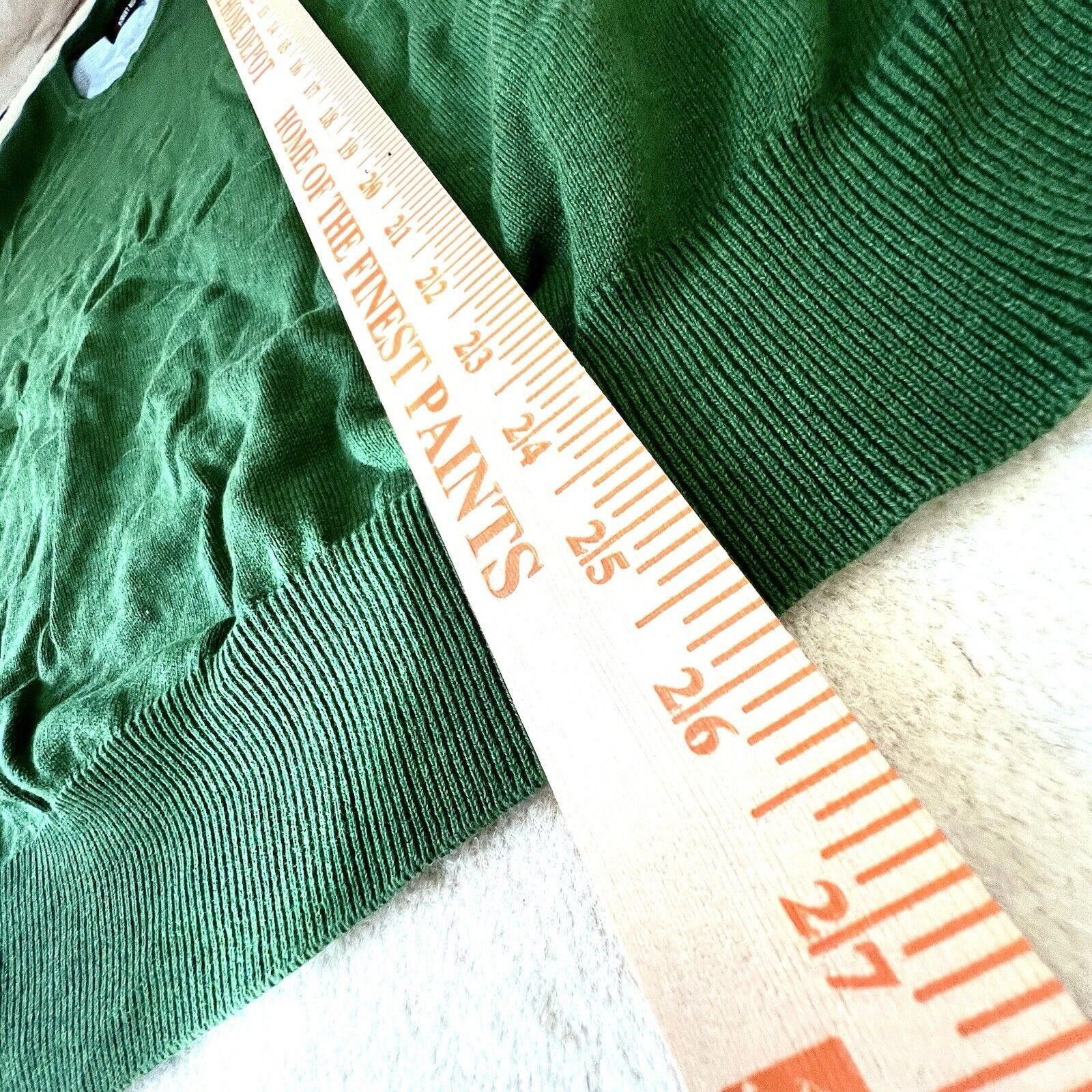 Designer Drumohr Qlty European Superfine Cotton Sweater Green Men’s M Size US M / EU 48-50 / 2 - 6 Thumbnail