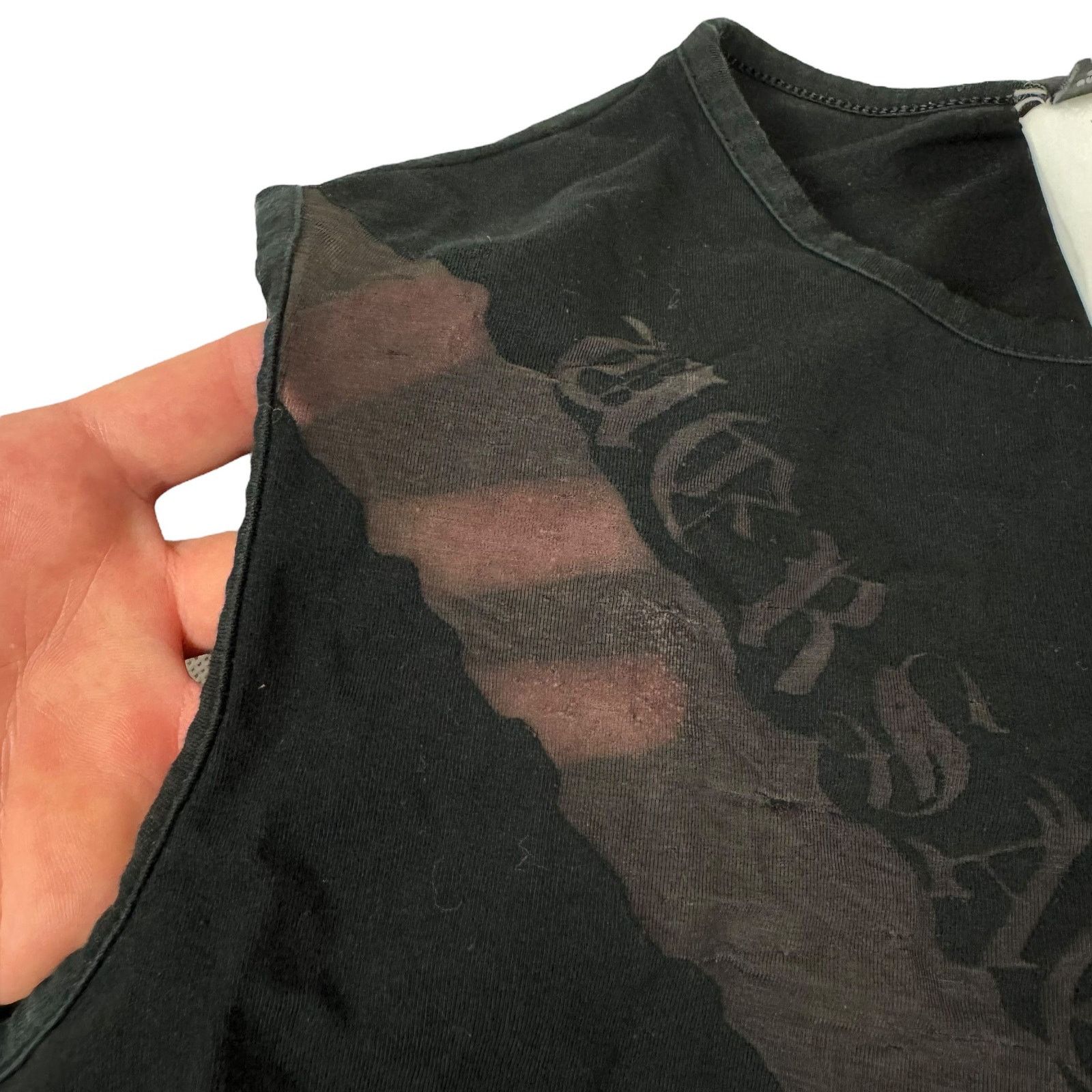 Versace Versace Jeans Couture Women's Black Pullover Tank Top Medium Size M / US 6-8 / IT 42-44 - 4 Thumbnail