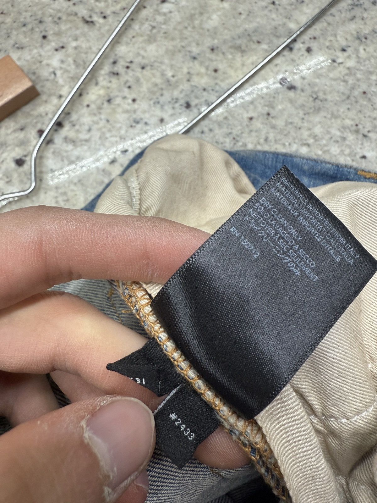 Amiri Mike Amiri Paint Crystals Jeans Size US 31 - 16 Thumbnail