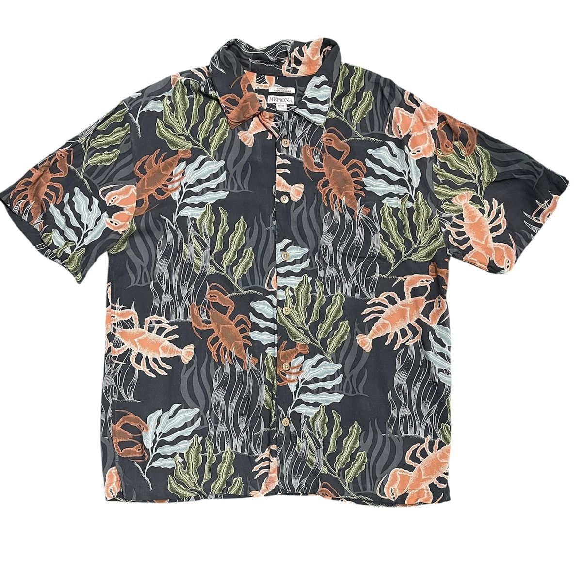Vintage Rayon Hawaiian Shirt Size US M / EU 48-50 / 2 - 1 Thumbnail