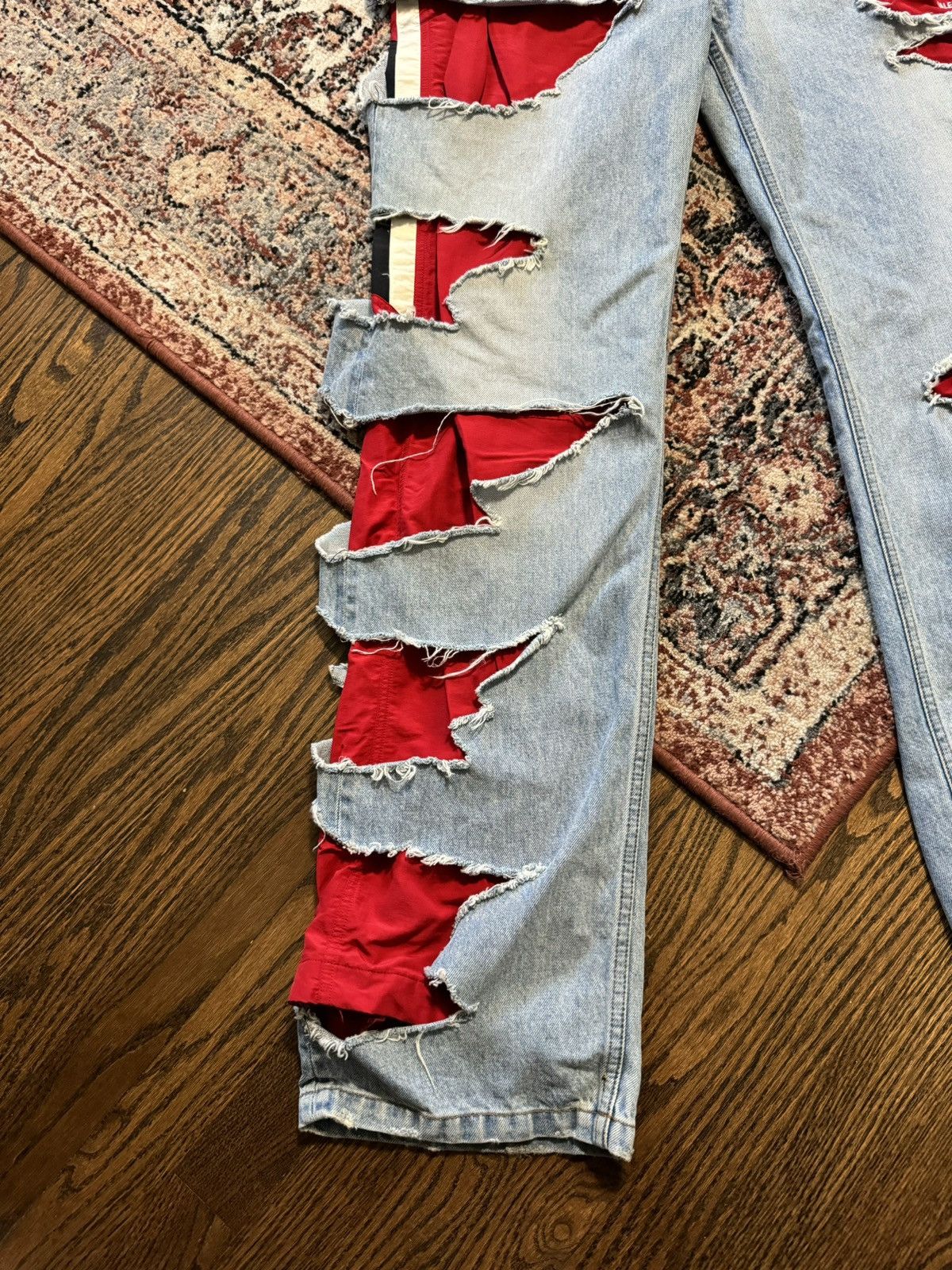 Balenciaga Balenciaga Slashed Hybrid Denim Size US 32 / EU 48 - 3 Thumbnail
