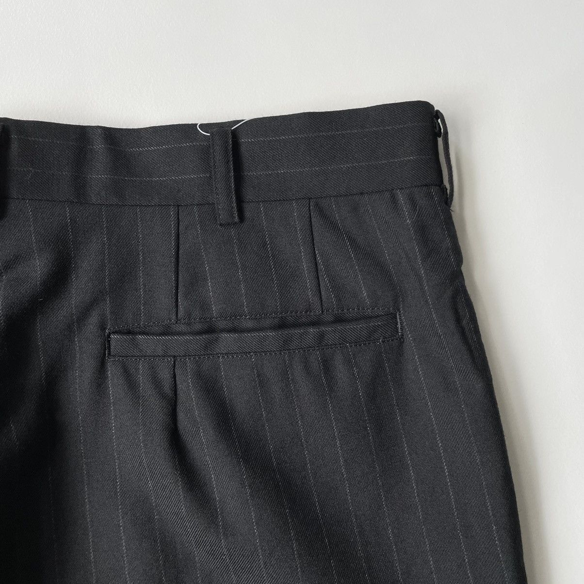 Comme des Garcons A/W 10 Black/Grey Pinstripe Wool Trousers Size US 32 / EU 48 - 15 Thumbnail