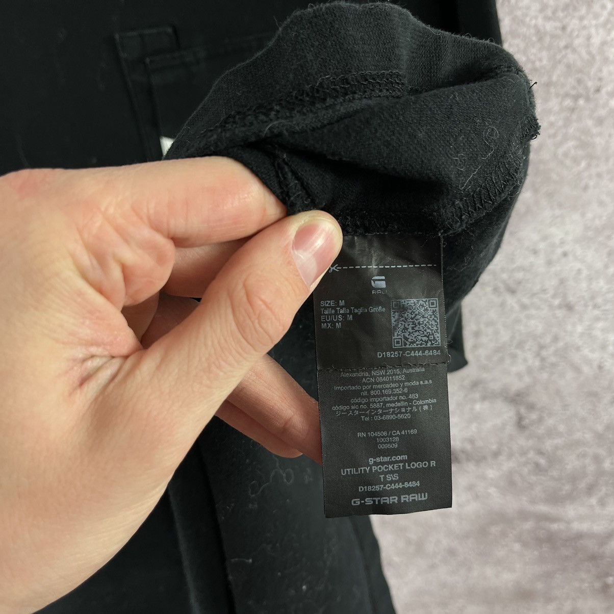 G-Star G-Star Raw T-Shirt Utility Pocket Logo Street Style Size M Size US M / EU 48-50 / 2 - 6 Thumbnail