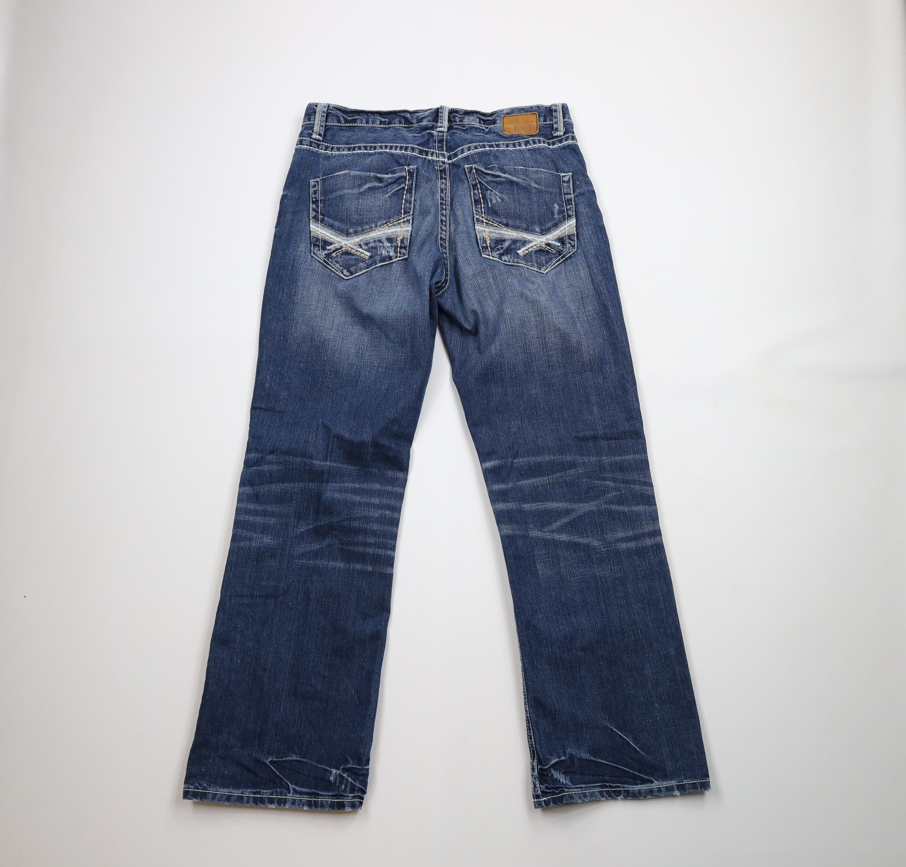 BKE × Vintage Buckle BKE Stitch Tyler Bootcut Flared Denim Jeans Blue Size US 36 / EU 52 - 7 Thumbnail