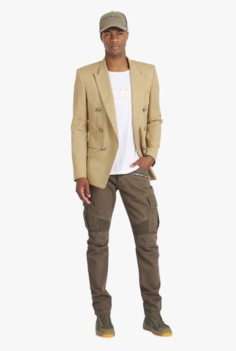 Balmain o1y0426 Cargo Pant in Dark Brown Size US 28 / EU 44 - 7 Thumbnail