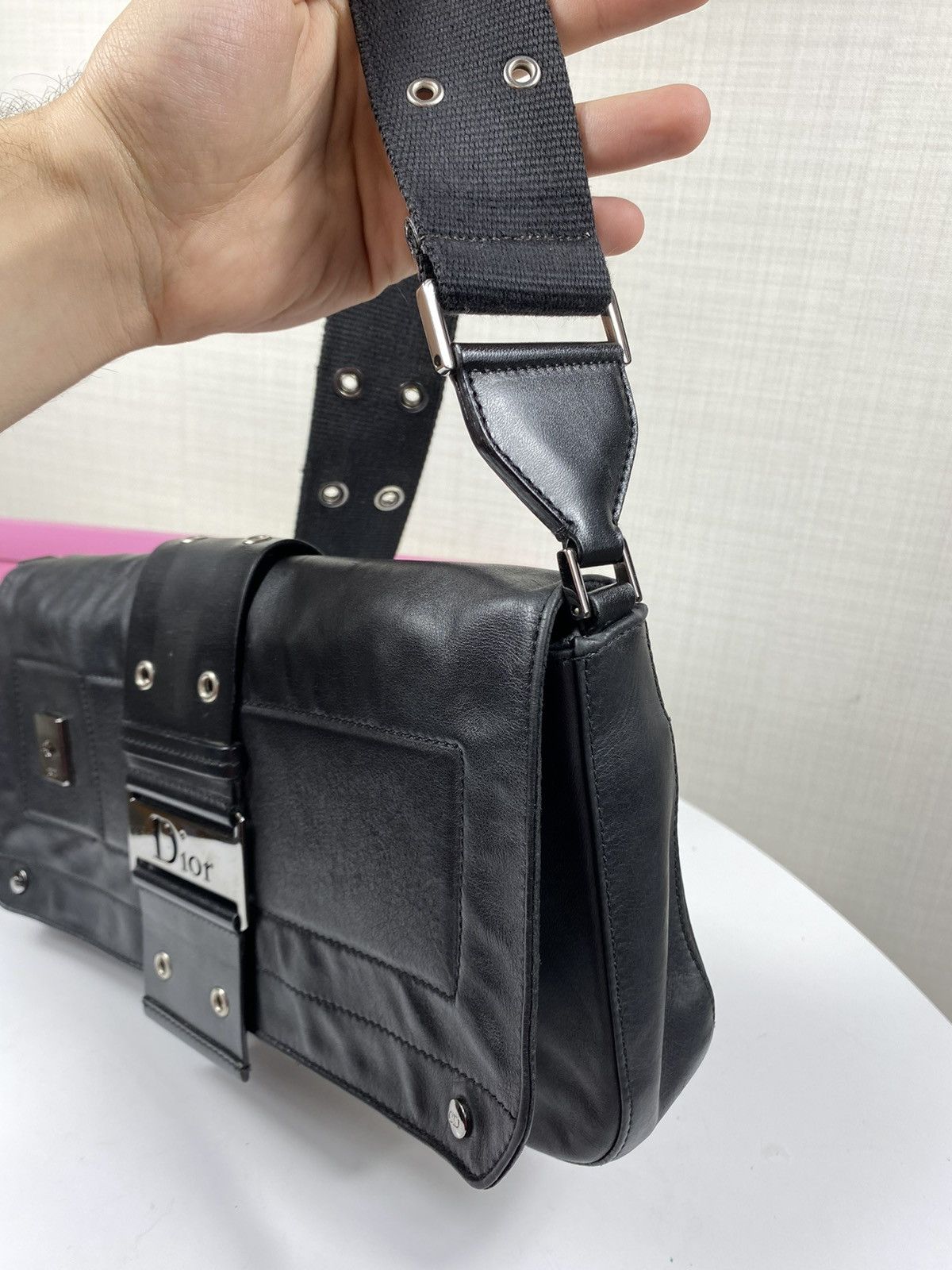 Dior × Vintage Christian Dior Black Street Chic Size ONE SIZE - 10 Thumbnail