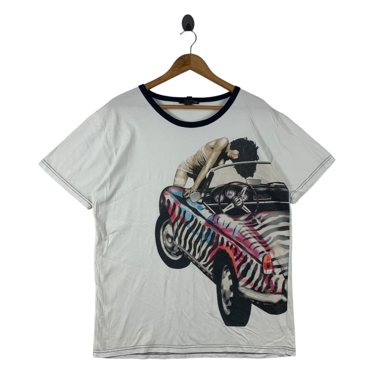 Roberto Cavalli Beachwear JUST CAVALI by Roberto cavalli art printed tee Size US L / EU 52-54 / 3 - 1 Thumbnail