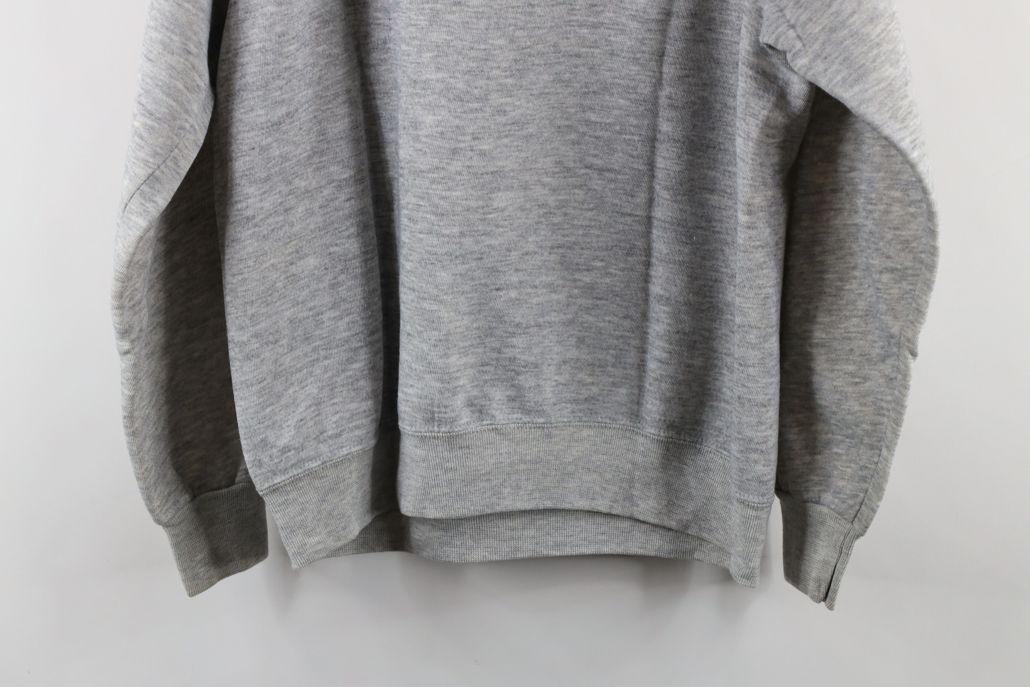 Vintage Vintage 90s Streetwear Triblend Crewneck Sweatshirt Gray USA Size US XL / EU 56 / 4 - 9 Thumbnail