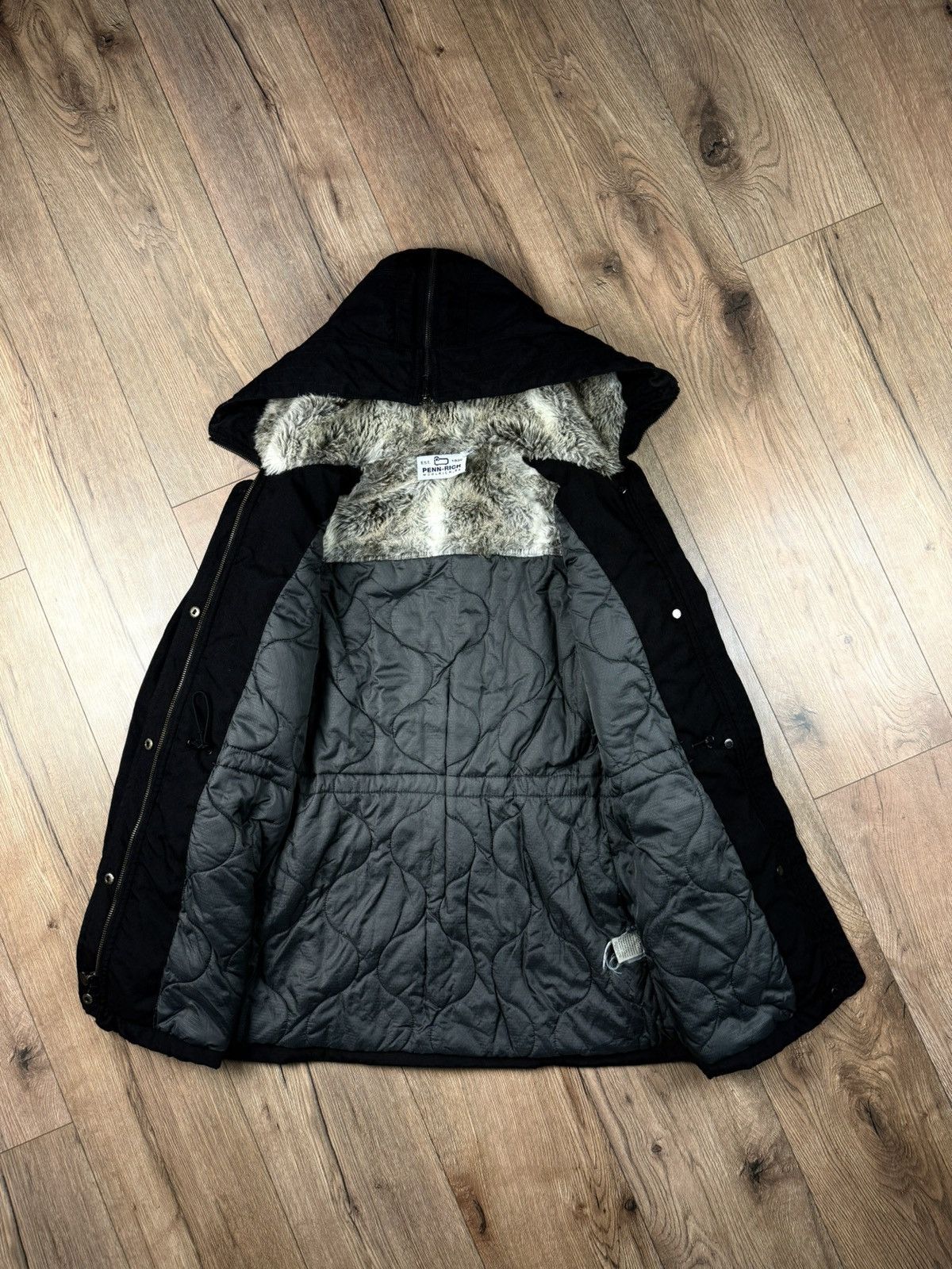 Woolrich Woolen Mills Penn Rich Woolrich Black Parka Coat M Size M / US 6-8 / IT 42-44 - 5 Thumbnail