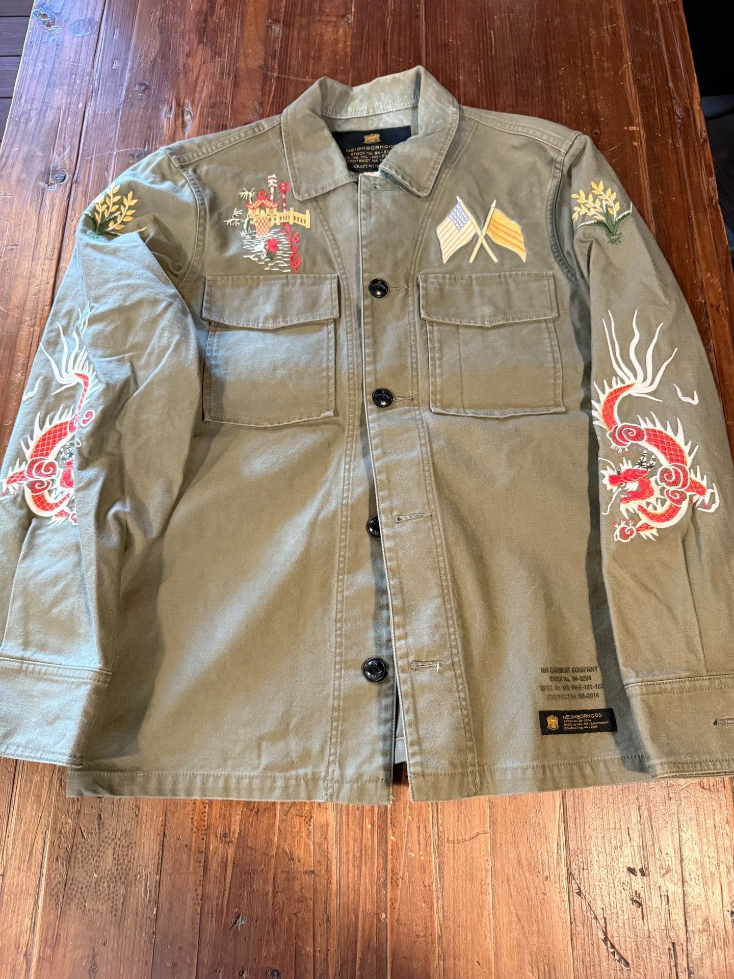 Neighborhood NEIGHBORHOOD M-43 Cross Button Jacket Size US S / EU 44-46 / 1 - 1 Thumbnail