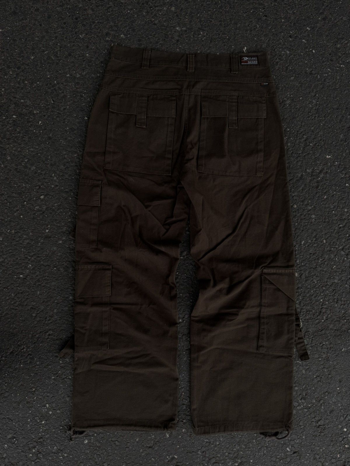 Designer × Vintage Brown Wide-Leg Cargo Pants Baggy Fit Utility Style 30/33 Size US 30 / EU 46 - 5 Thumbnail