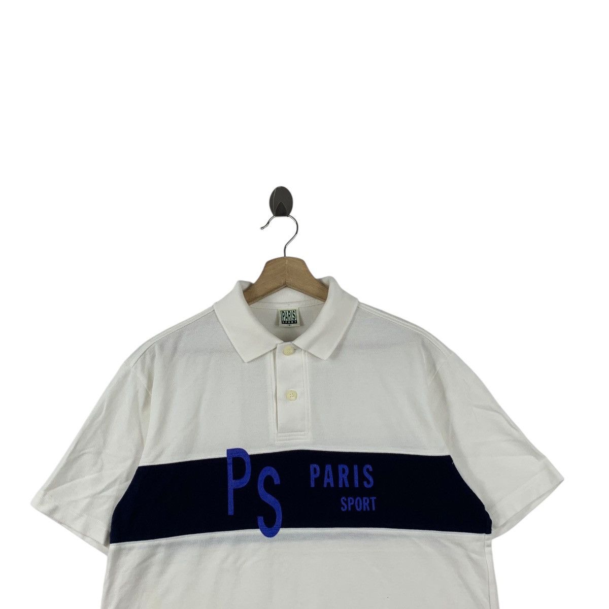 Other Vintage PARIS SPORT TENNIS Golf Double Sided Polo Tee Shirt Size US M / EU 48-50 / 2 - 2 Thumbnail