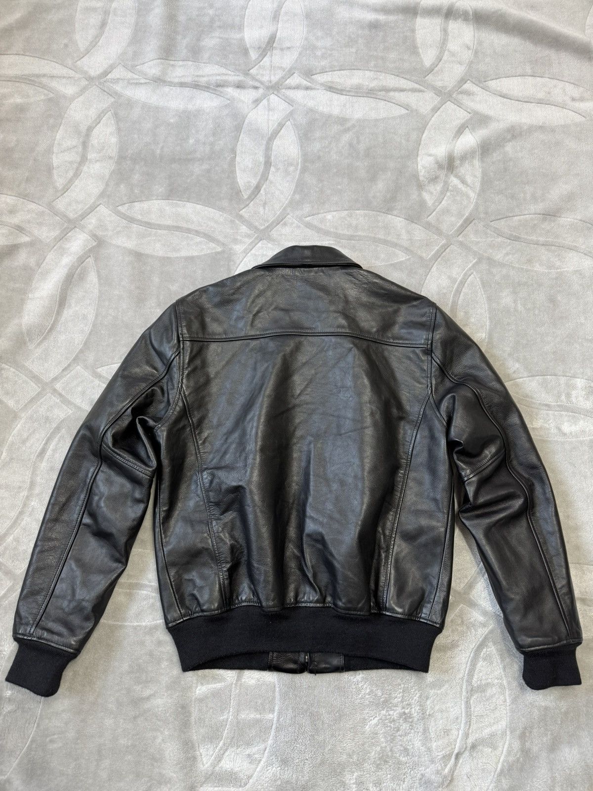 Schott Schott N.Y.C usa LC5100RIB Leather Jacket Bomber size M Size US M / EU 48-50 / 2 - 2 Thumbnail