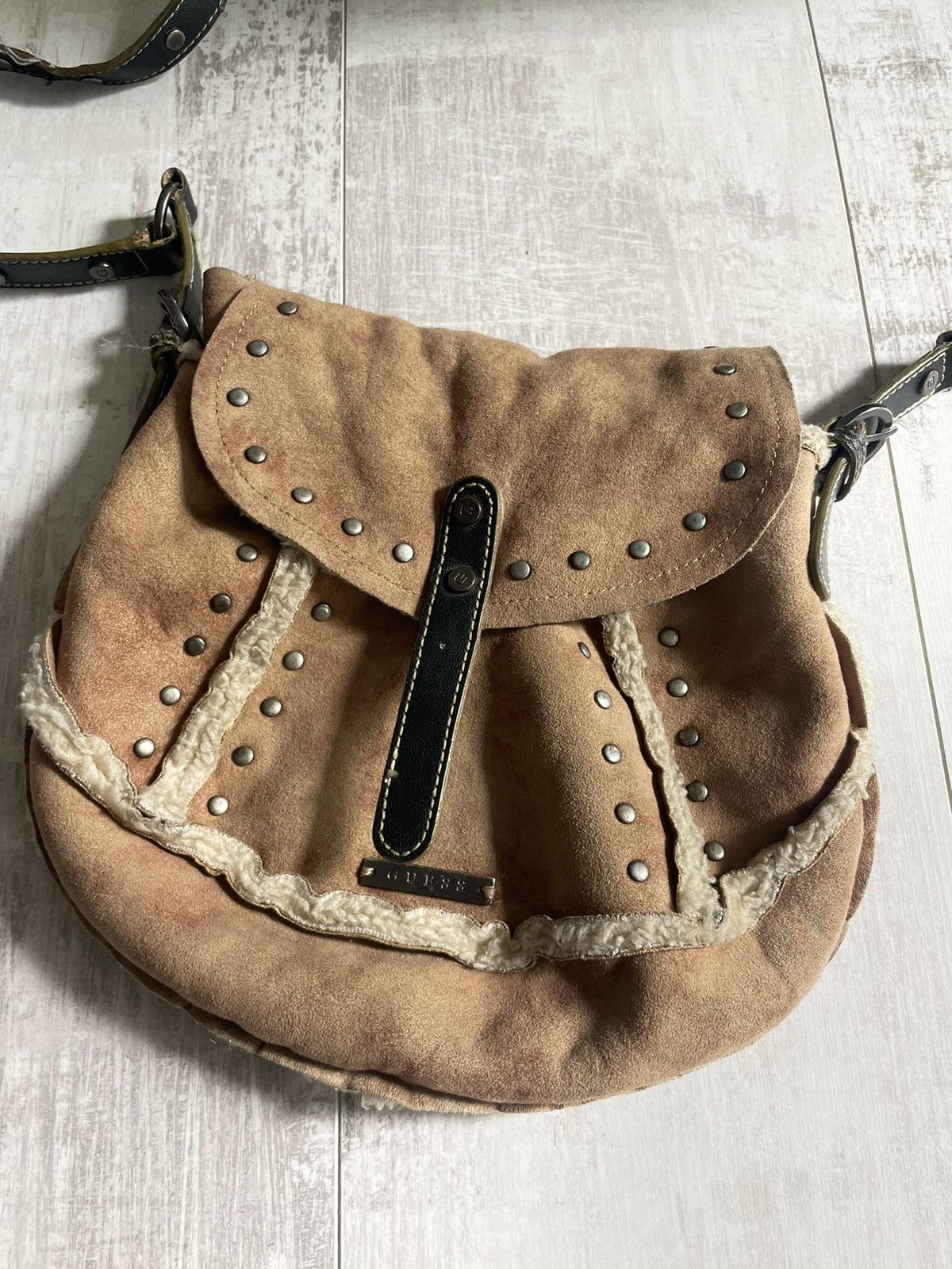 Guess Vintage Guess Leather Bag Archive 90’s Avant Garde Y2K RARE Size ONE SIZE - 2 Thumbnail