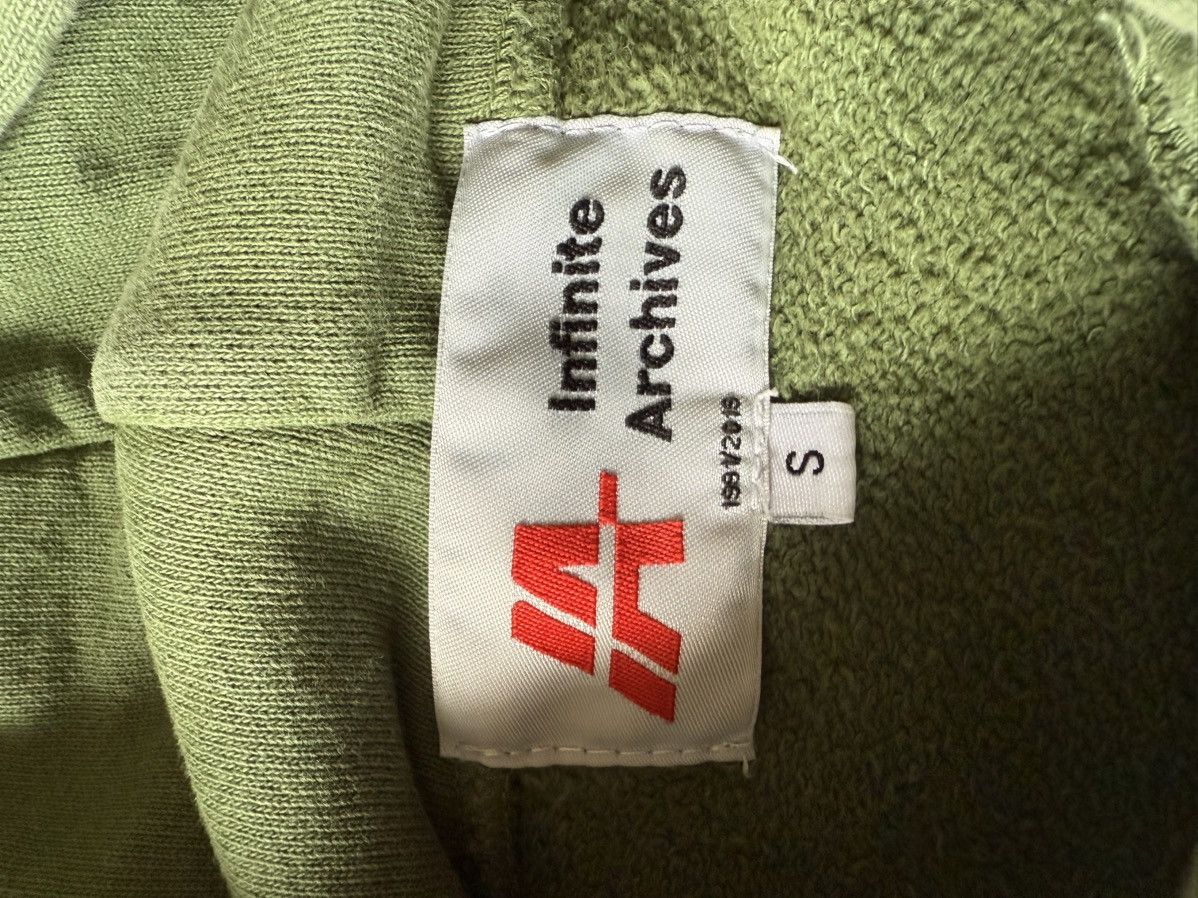 Infinite Archives Infinite Archives Logo New World Order Hoodie Olive Men's Size US S / EU 44-46 / 1 - 6 Thumbnail