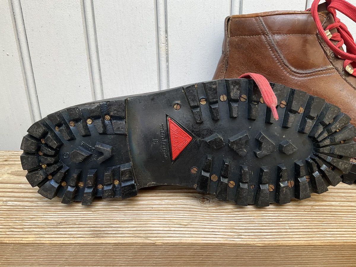 Vintage Vintage 50's brown leather hiking boots with red laces Size US 9 / IT 39 - 7 Thumbnail