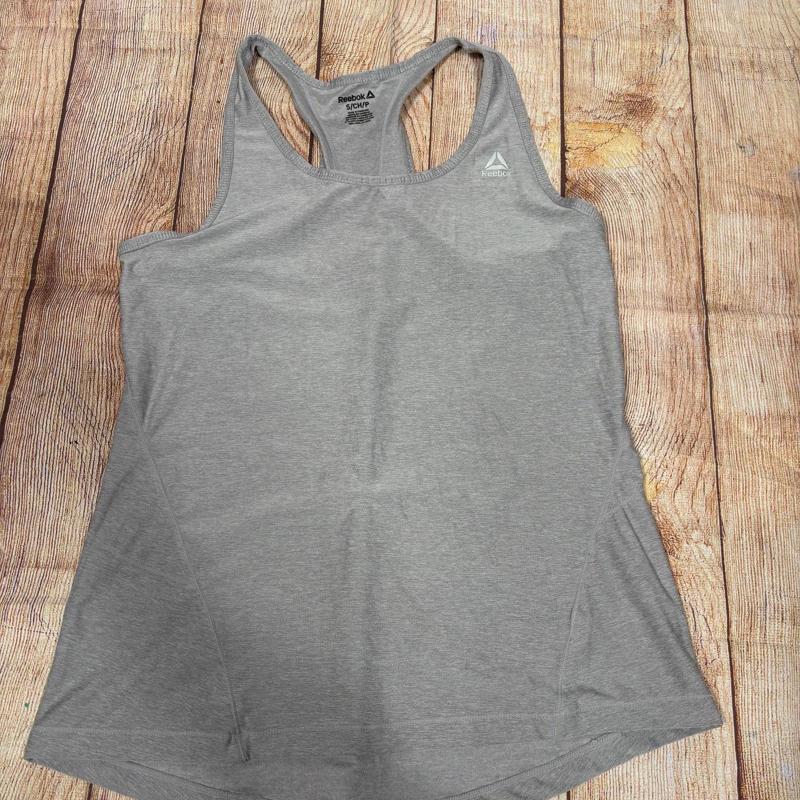 Reebok Reebok Women's Gray Racerback Tank Top Small Size S / US 4 / IT 40 - 1 Thumbnail