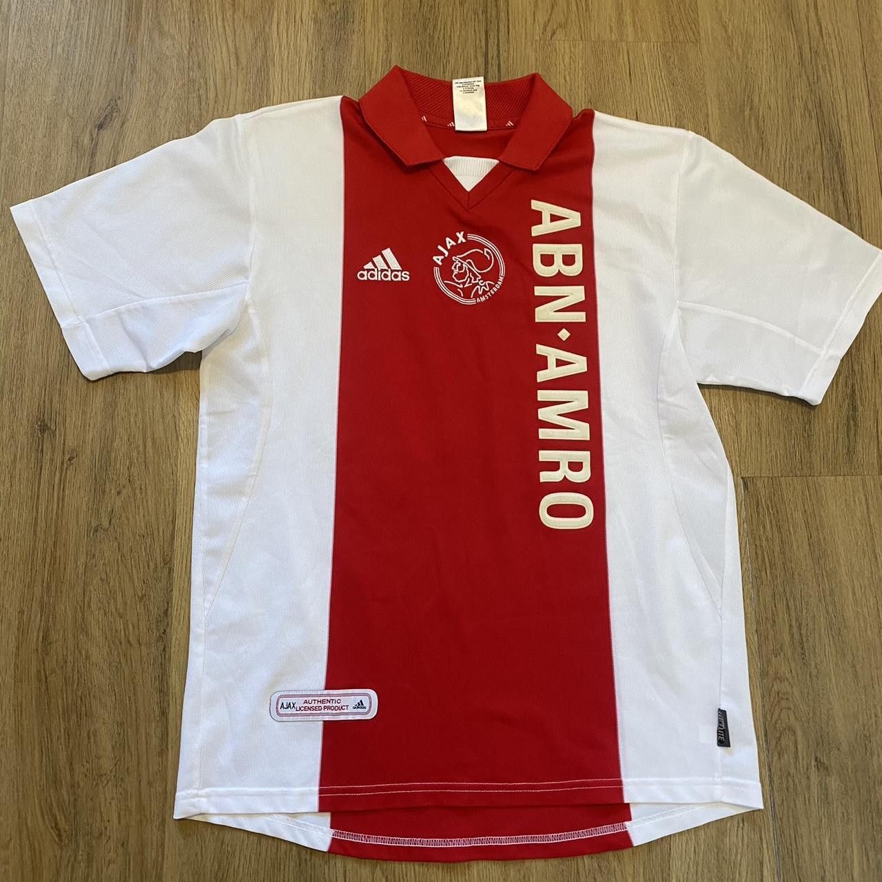 Adidas 2001-02 Machlas Ajax Amsterdam Netherland Home Size US M / EU 48-50 / 2 - 2 Thumbnail