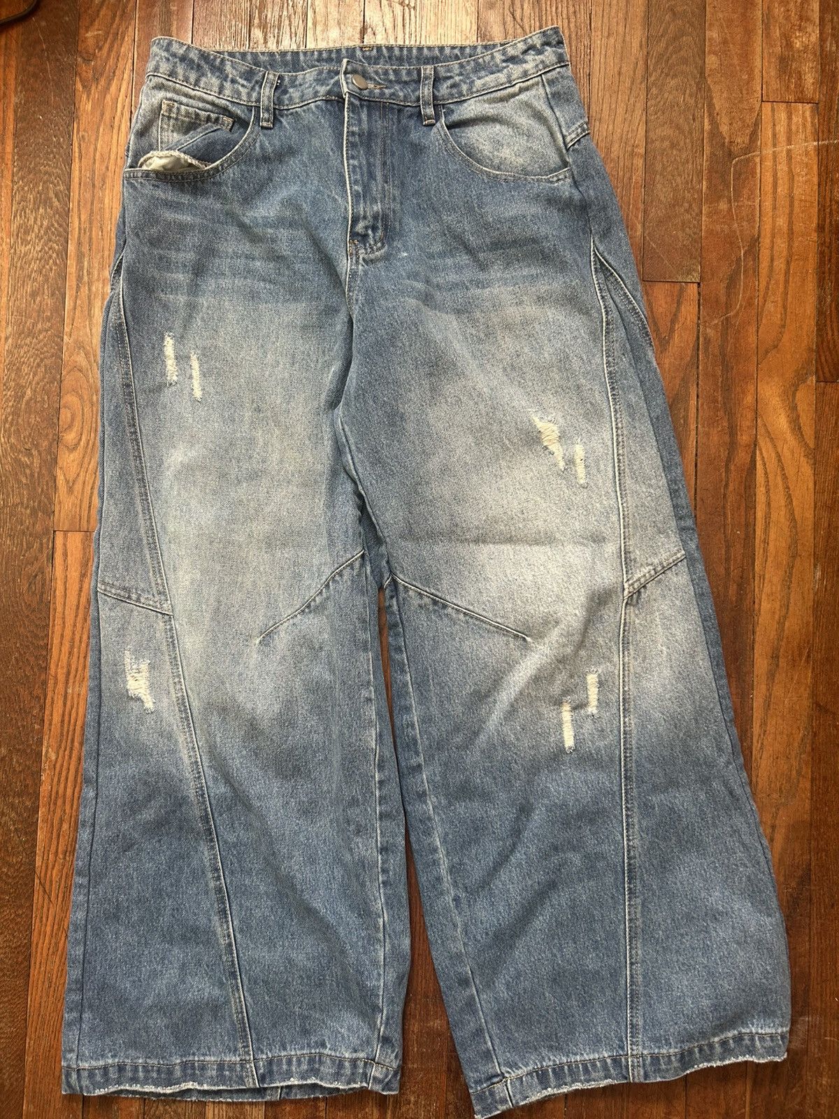 Other Baggy distressed denim Size US 32 / EU 48 - 1 Thumbnail