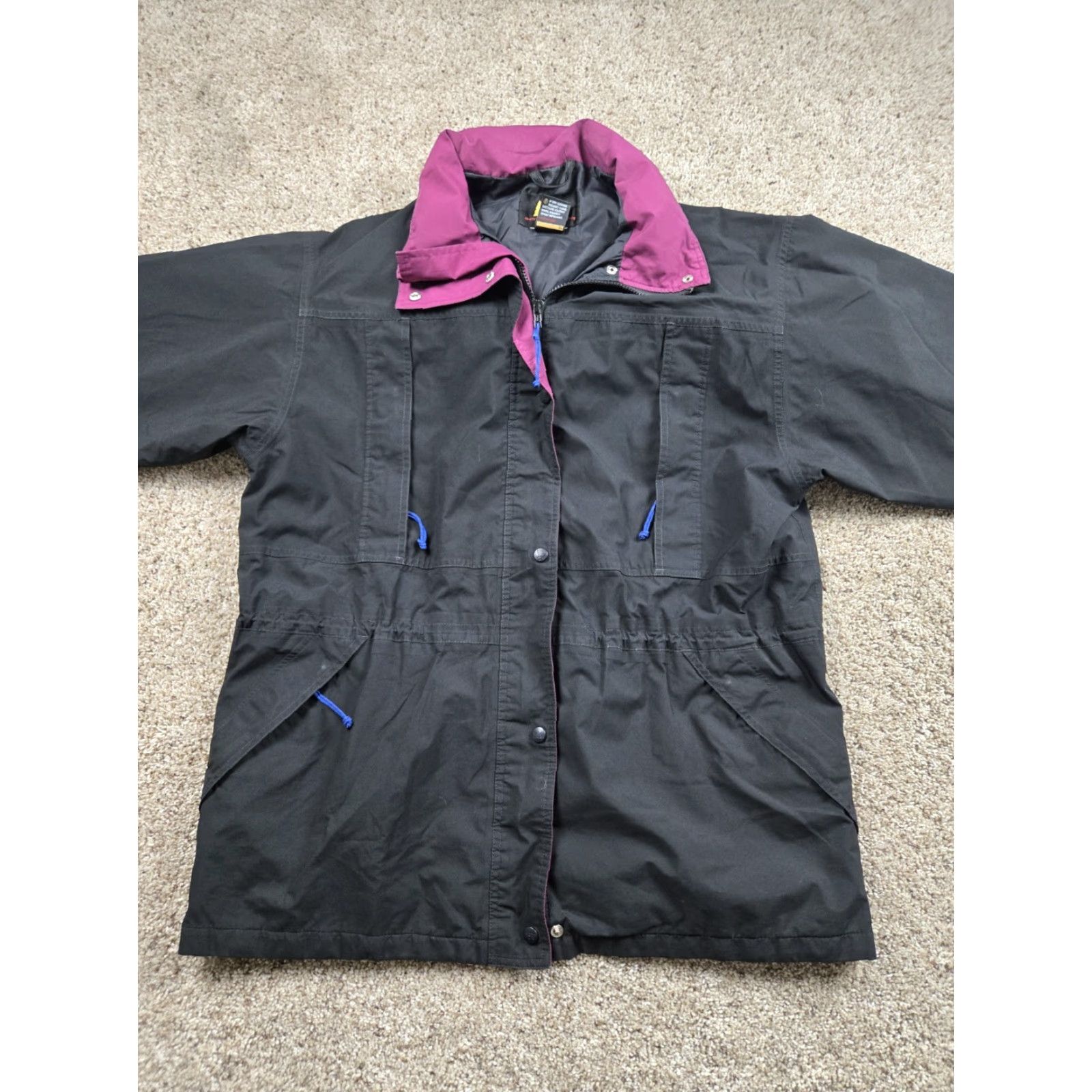 Vintage Vintage REI Jacket Womens Size 18 Black Gore-Tex Full Zip Outdoor Windbreaker Size XXL / US 16-18 / IT 52-54 - 3 Thumbnail