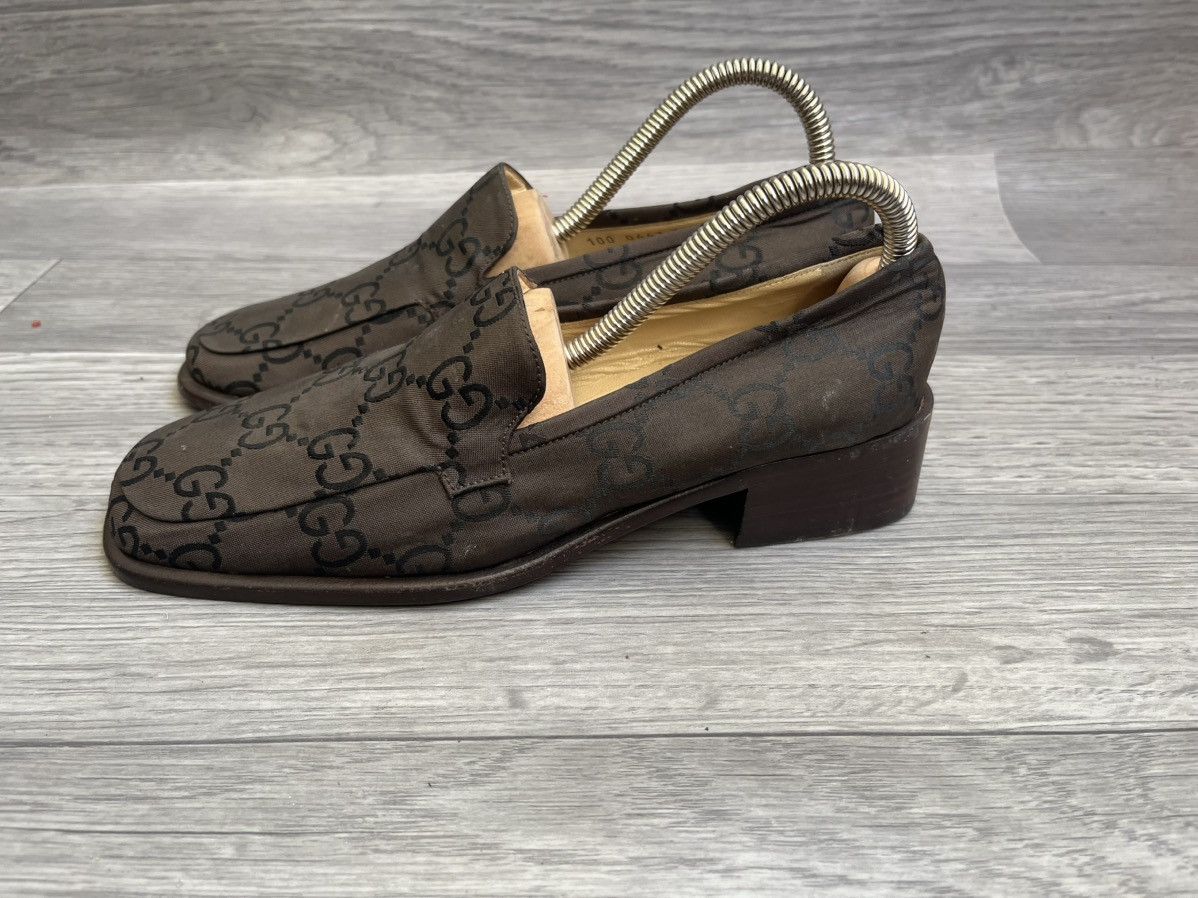 Gucci Gucci gg print penny loafers sz 37 Size US 7 / IT 37 - 9 Thumbnail