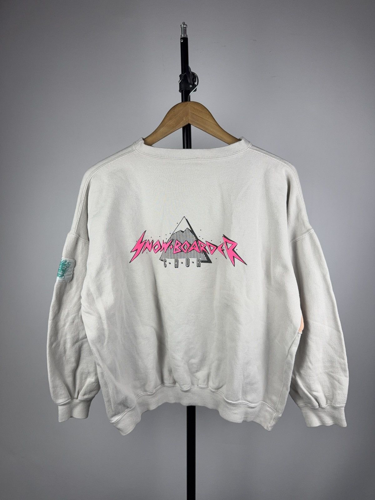 Quiksilver Vintage 90s Retro Quiksilver Snow Boarder Chur Sweatshirt Size M / US 6-8 / IT 42-44 - 9 Thumbnail