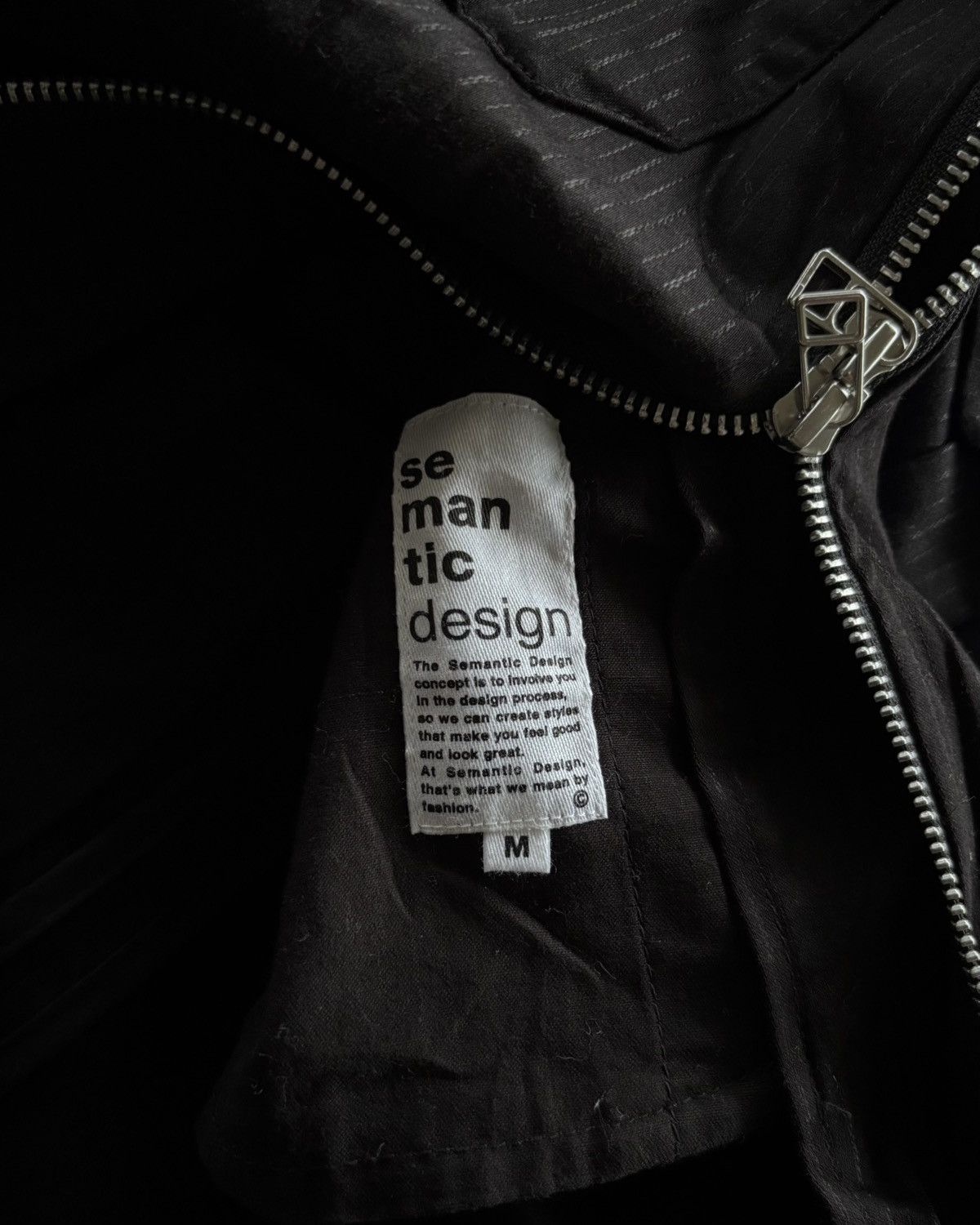 Japanese Brand × semanticdesign Semantic Design Vkei Double Zip Up Jacket Size US M / EU 48-50 / 2 - 4 Thumbnail