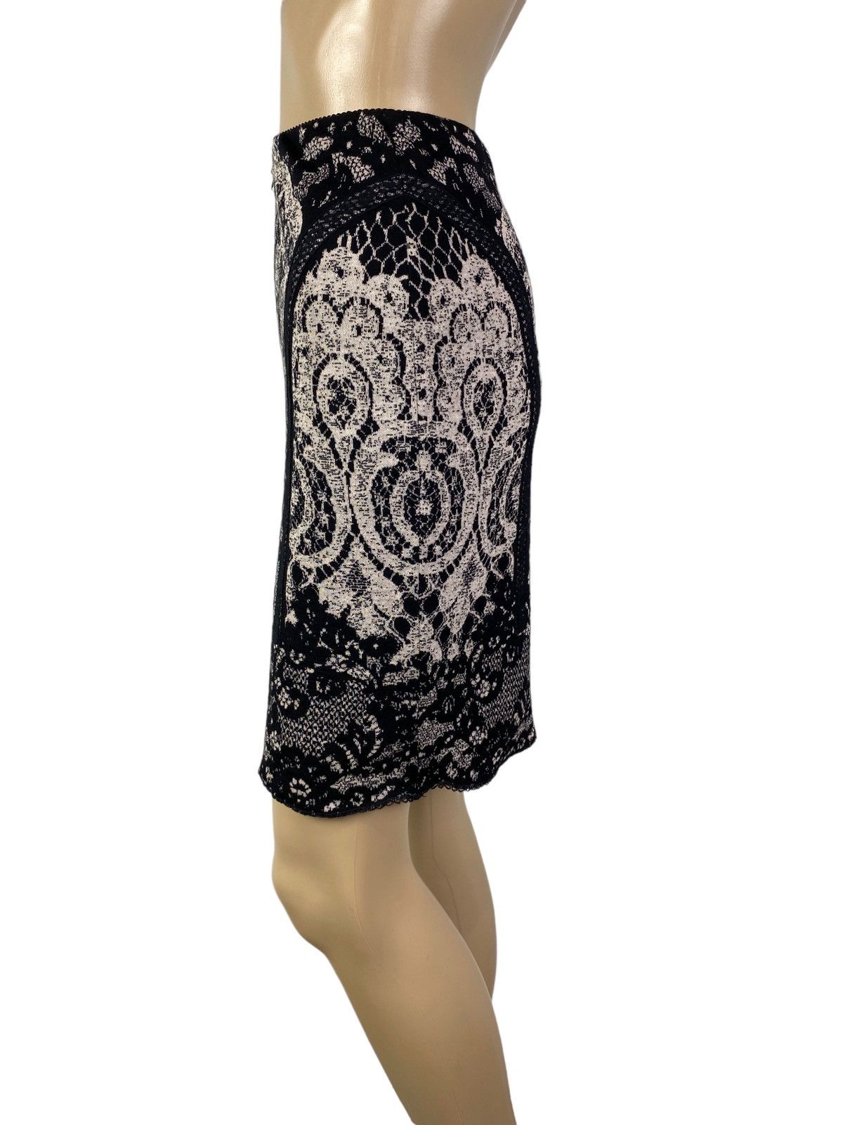 Other Marc Cain Midi Skirt Wool-Cotton Embroidered Mesh size 2 Size 27" / US 4 / IT 40 - 6 Thumbnail