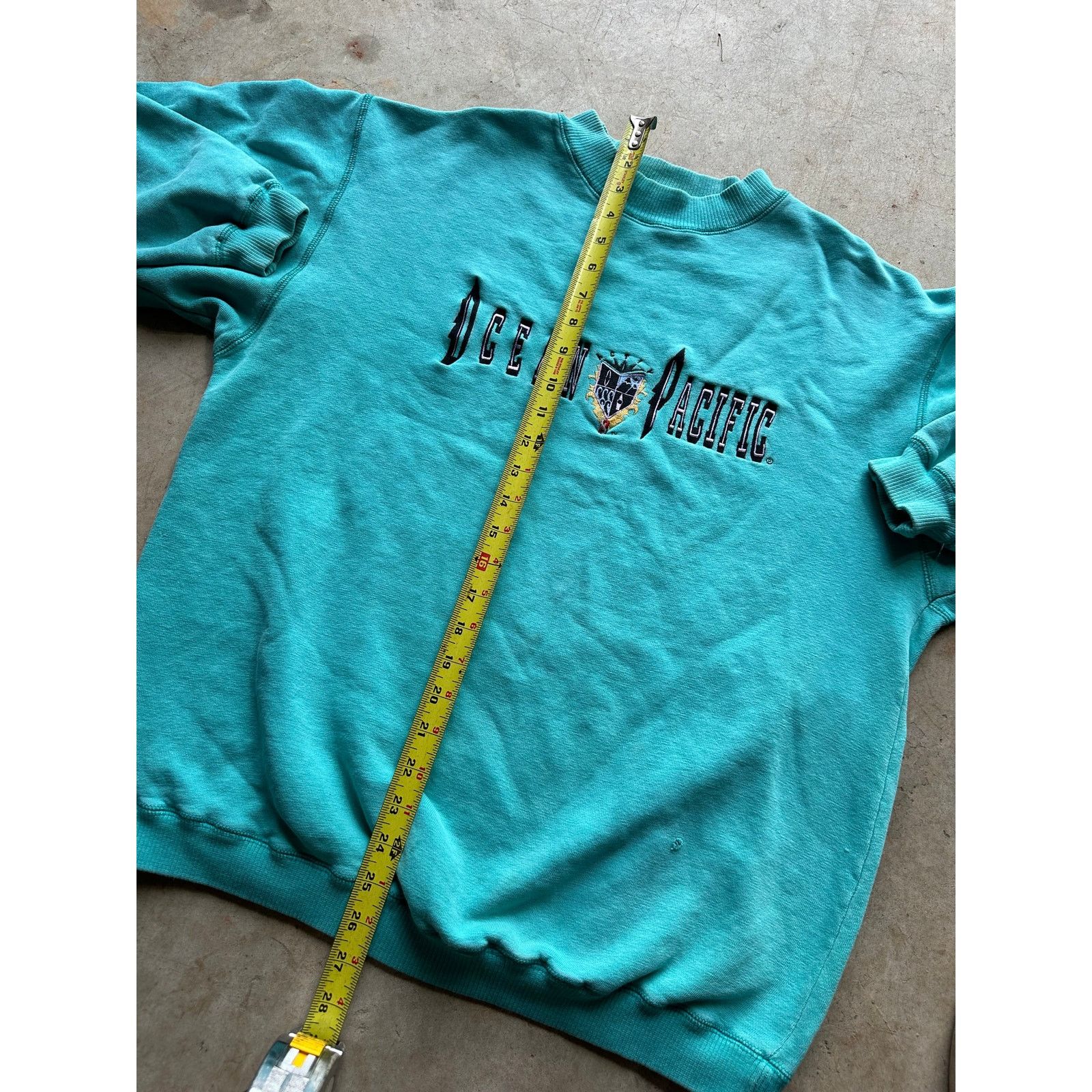 Ocean Pacific × Vintage Vintage Ocean Pacific Surfwear Embroidered 1990s Sweatshirt Size US M / EU 48-50 / 2 - 7 Thumbnail