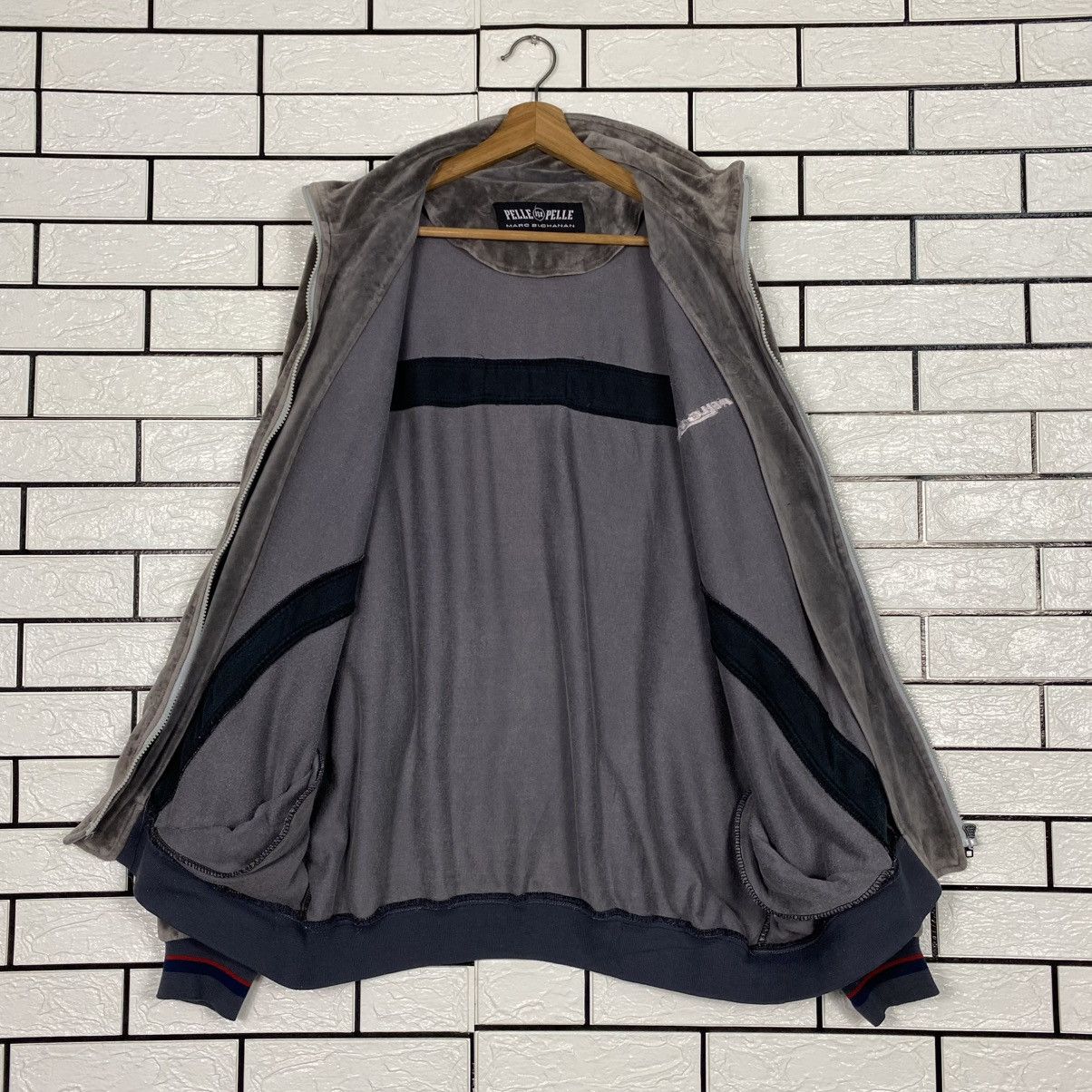 Marc Buchanan 🔥VINTAGE BOMBER JACKET ZIPPER MARC BUCHANAN PELLE PELLE Size US XL / EU 56 / 4 - 13 Thumbnail