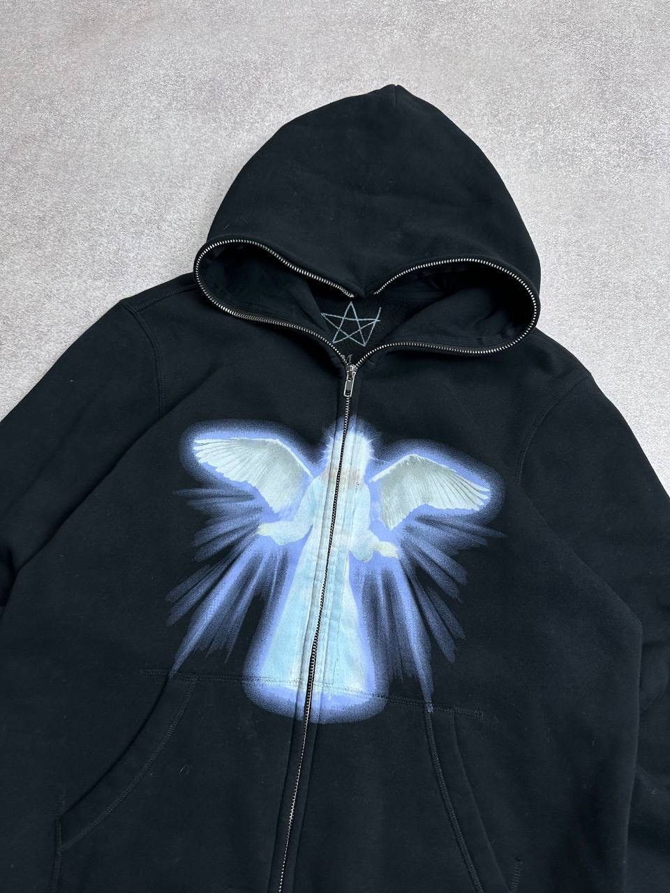 Japanese Brand Nonidentical Heaven Sent Boxy Full Zip Hoodie L Y2K Size US L / EU 52-54 / 3 - 2 Thumbnail