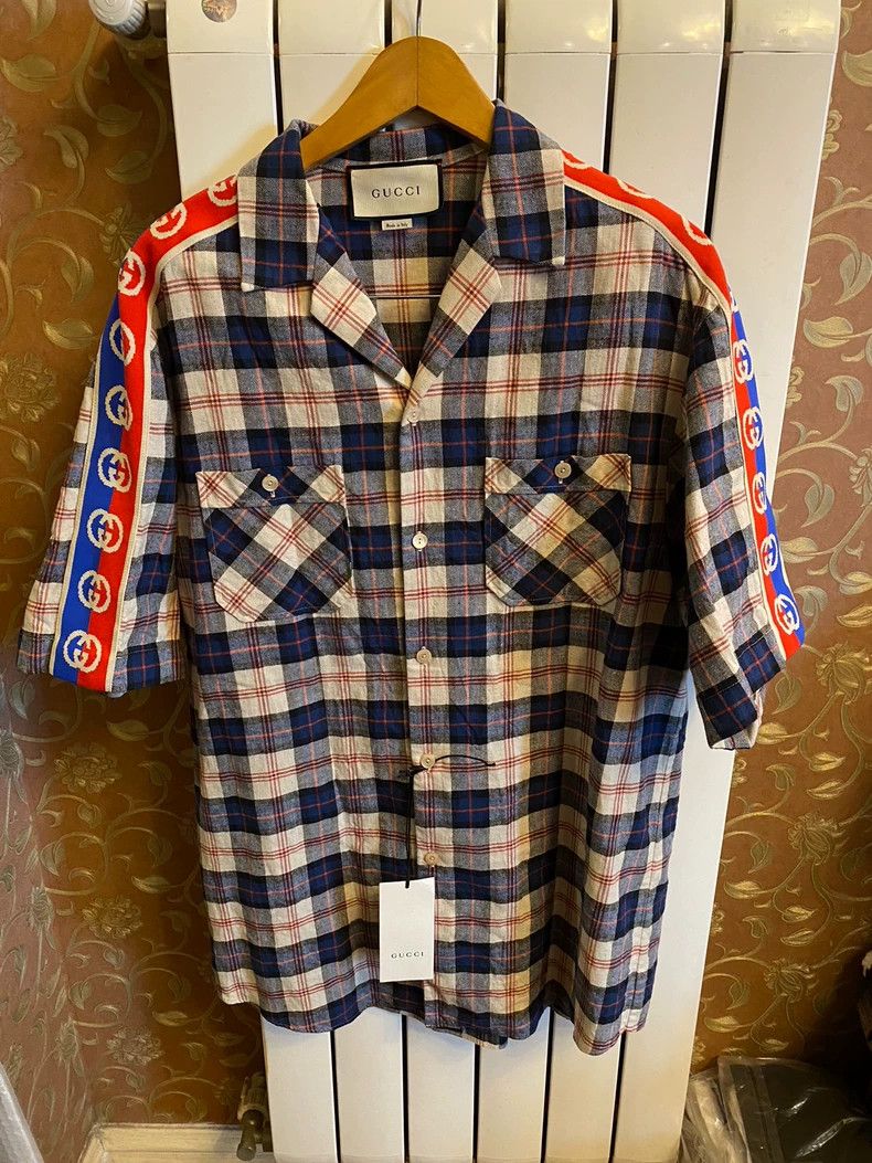 Gucci Gucci Short-sleeved shirt shirt 2501-Nextarrow Size US S / EU 44-46 / 1 - 1 Thumbnail