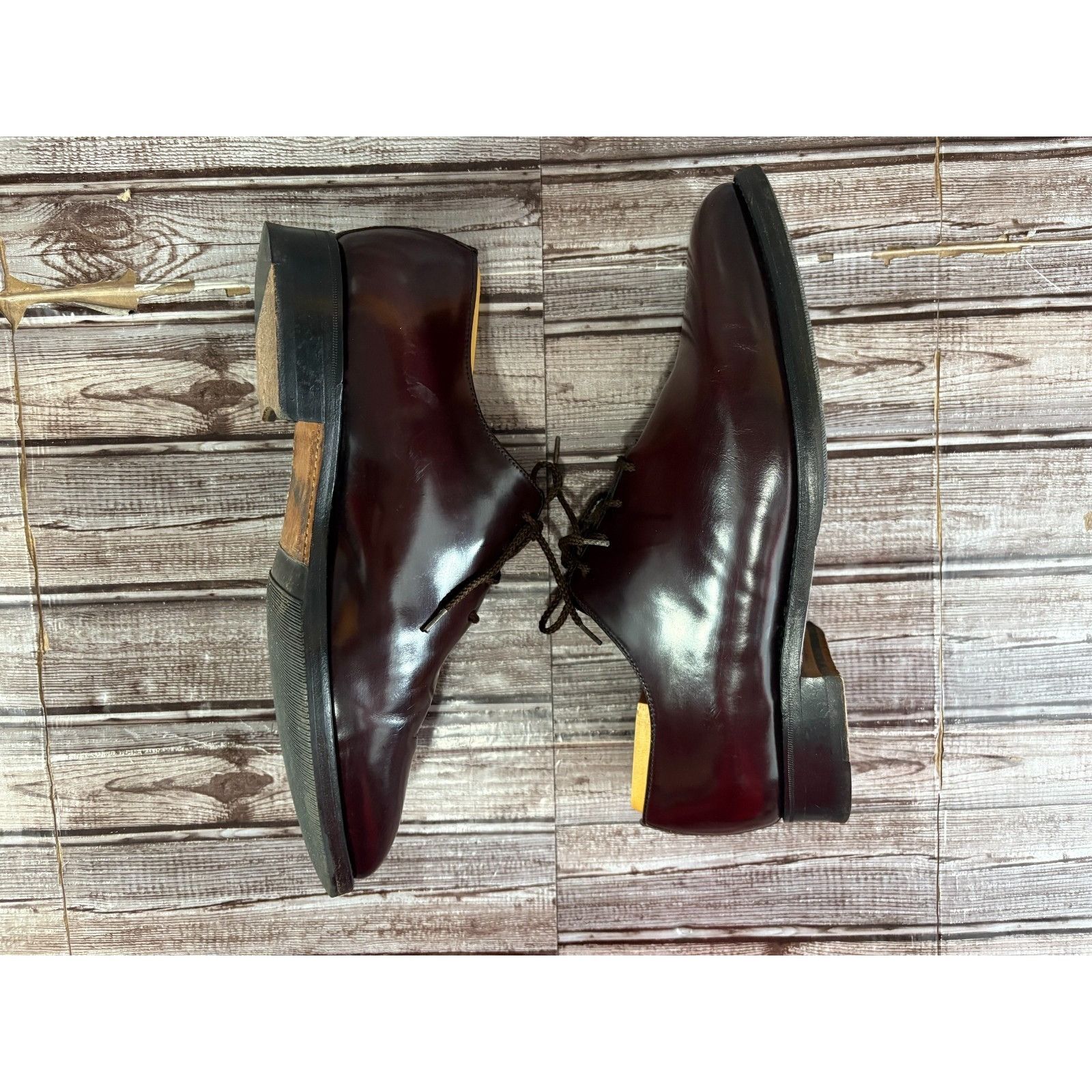 Sanders Sanders of England Finsbury Wholecut Dress Shoes Mens SZ 10. Size US 10.5 / EU 43-44 - 5 Thumbnail