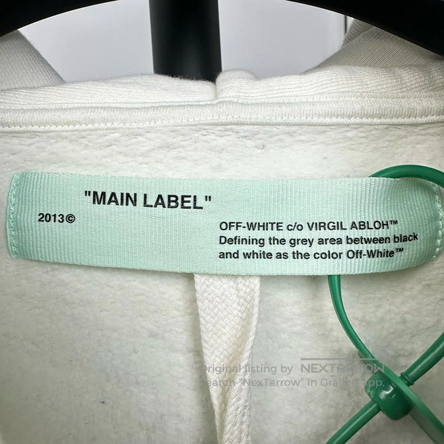 Off-White Off White Classic Rainbow Gradient Zip Hoodie. Size US L / EU 52-54 / 3 - 4 Thumbnail
