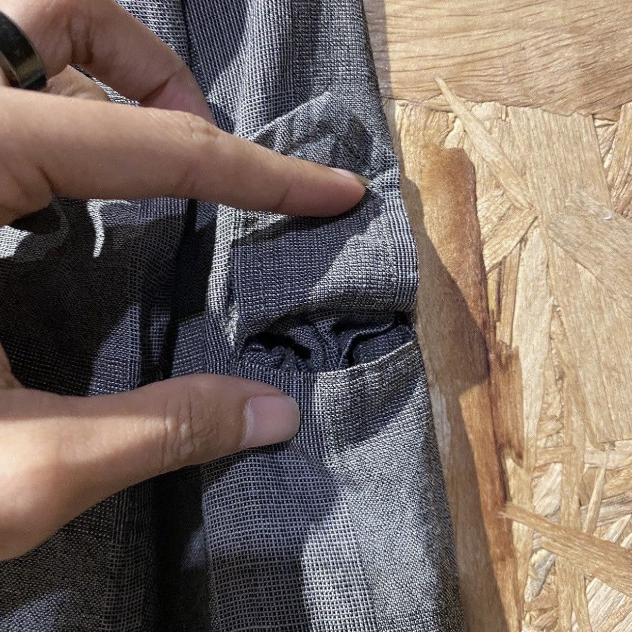 Pierre Balmain × Vintage Pierre Balmain Checked Basic Logo Jacket - Harrington Style Size US M / EU 48-50 / 2 - 13 Thumbnail