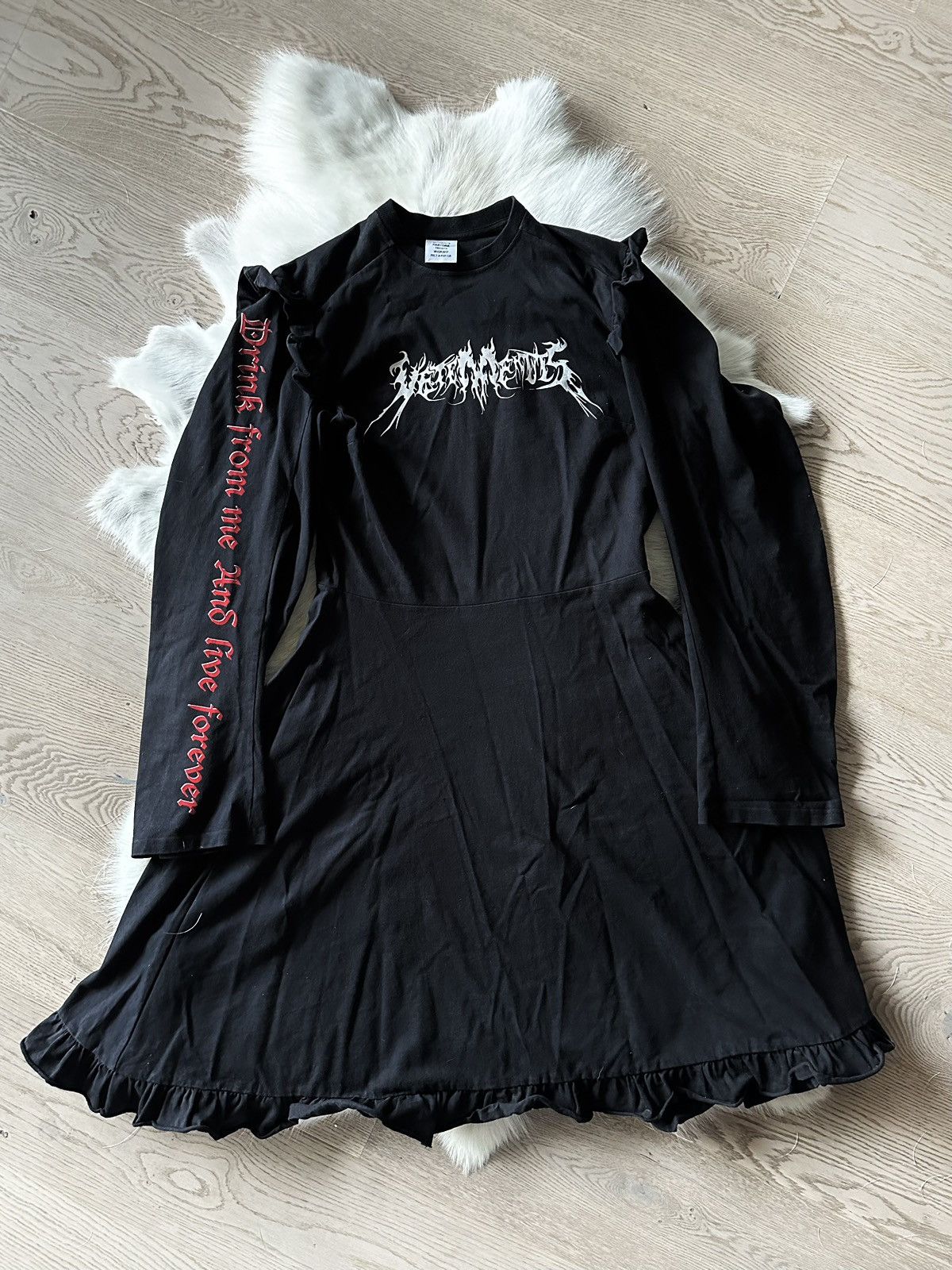 Balenciaga Vetements Vetements Total Fcking Darkness Dress Grailed