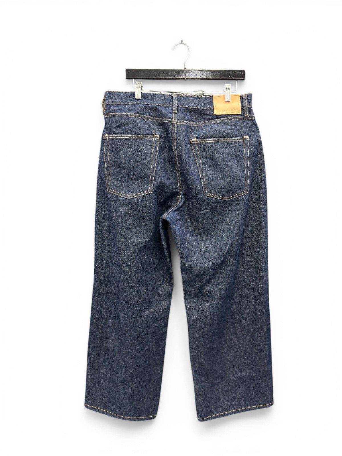 Acne Studios Acne Studios Blue Denim Wide Legged Jeans Size US 36 / EU 52 - 3 Thumbnail