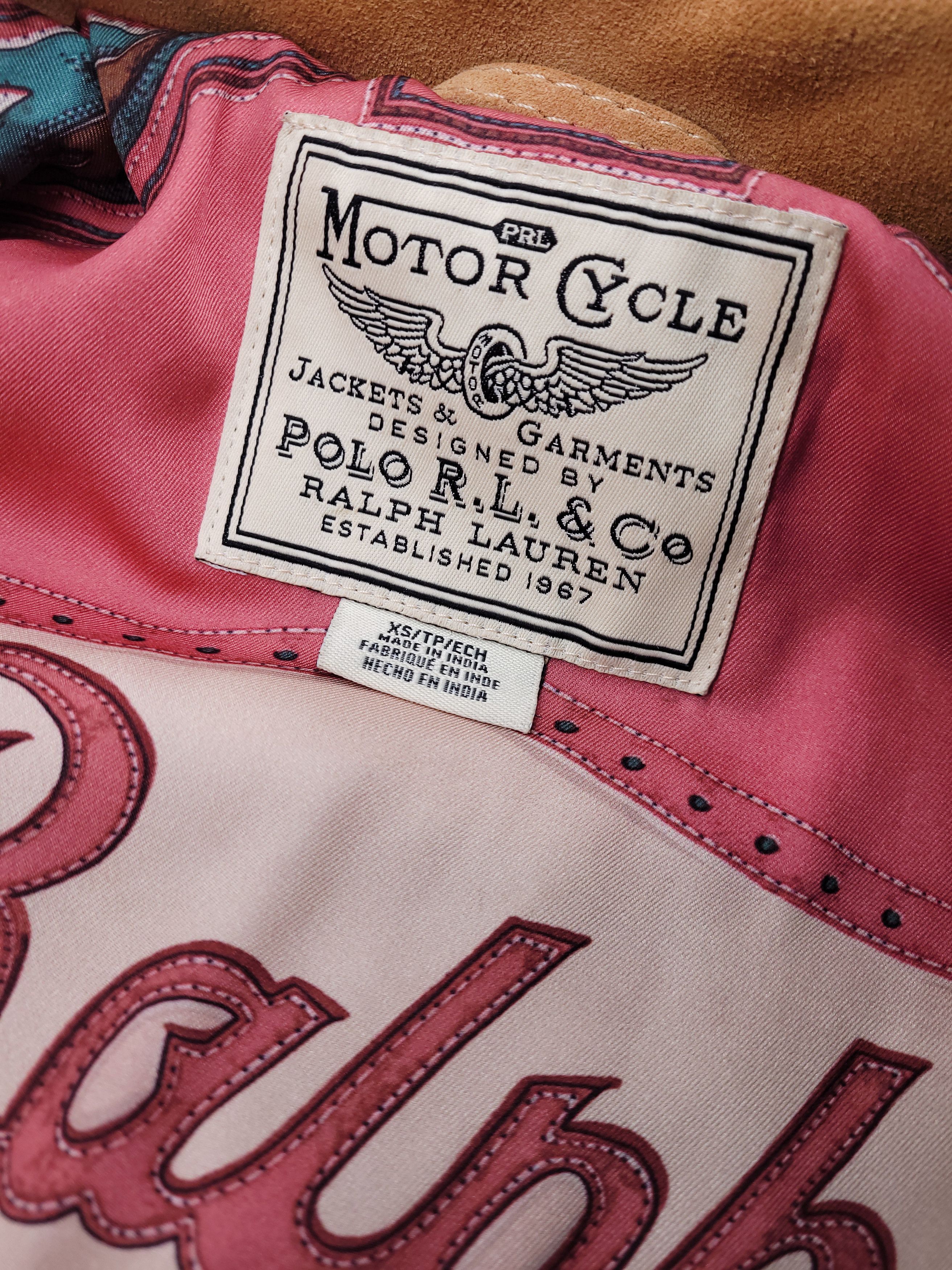 Polo Ralph Lauren POLO RALPH LAUREN _ PRL MOTORCYCLE _ COW SUEDE BIKER JACKET Size S / US 4 / IT 40 - 8 Thumbnail