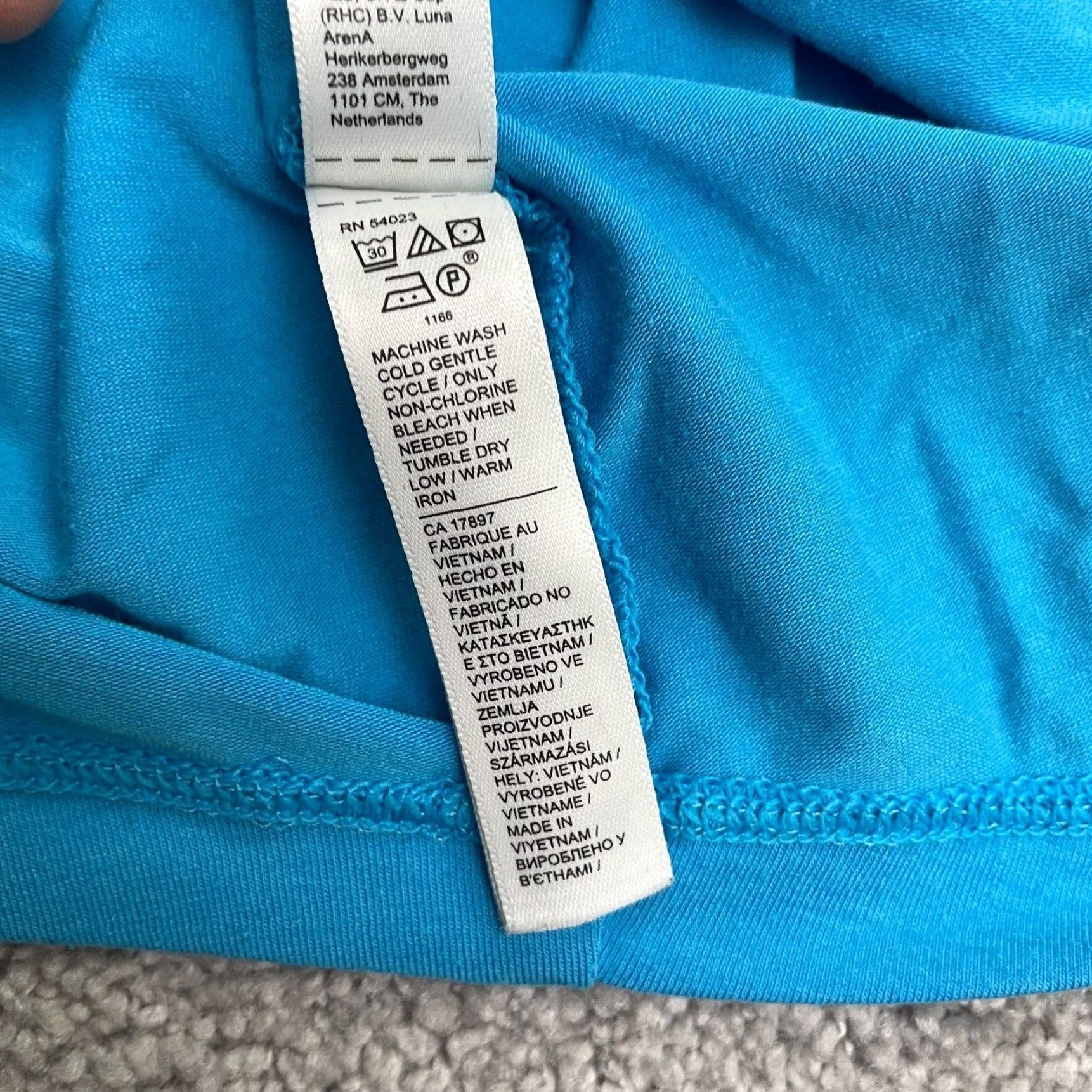 Athleta Athleta T-Shirt Womens XS Blue Short Sleeve Scoop Neck Casual Top Size XS / US 0-2 / IT 36-38 - 7 Thumbnail
